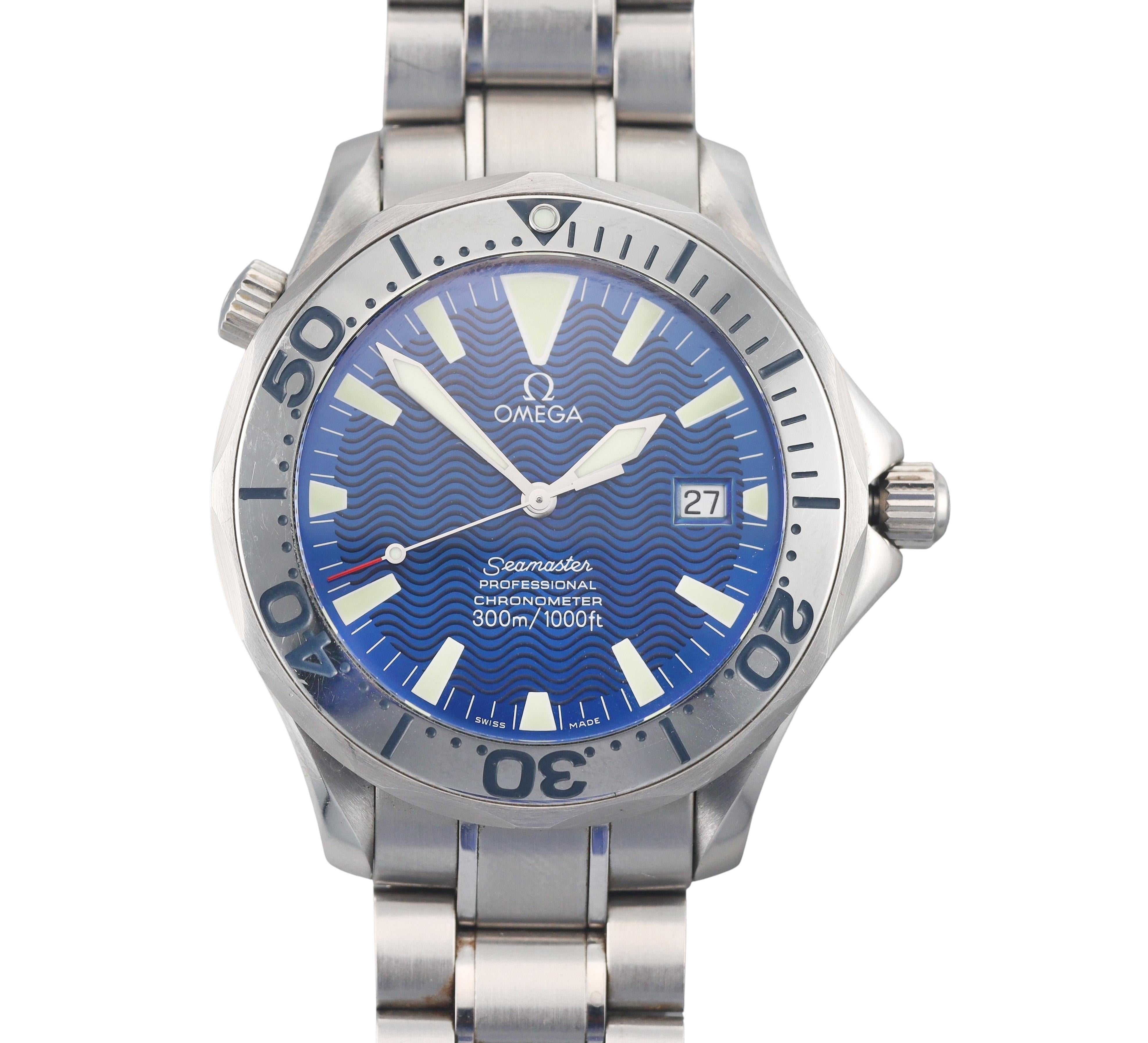 Omega Seamaster Diver 300M Steel Watch 2255.80