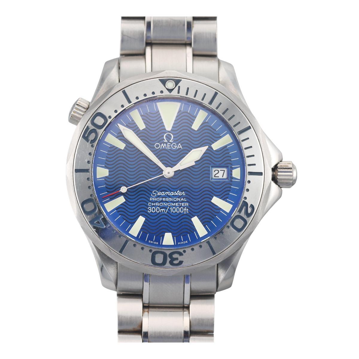 Omega Seamaster Diver 300M Steel Watch 2255.80