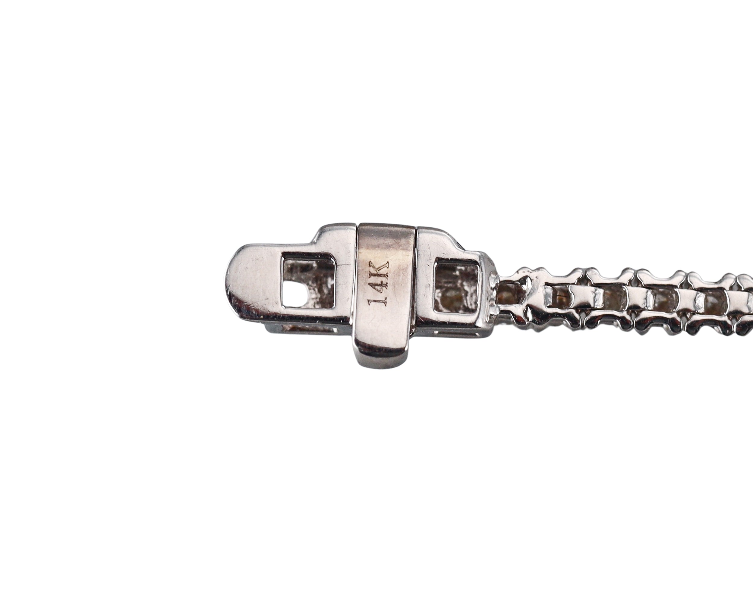 14k White Gold 2.00ctw Diamond Tennis Bracelet