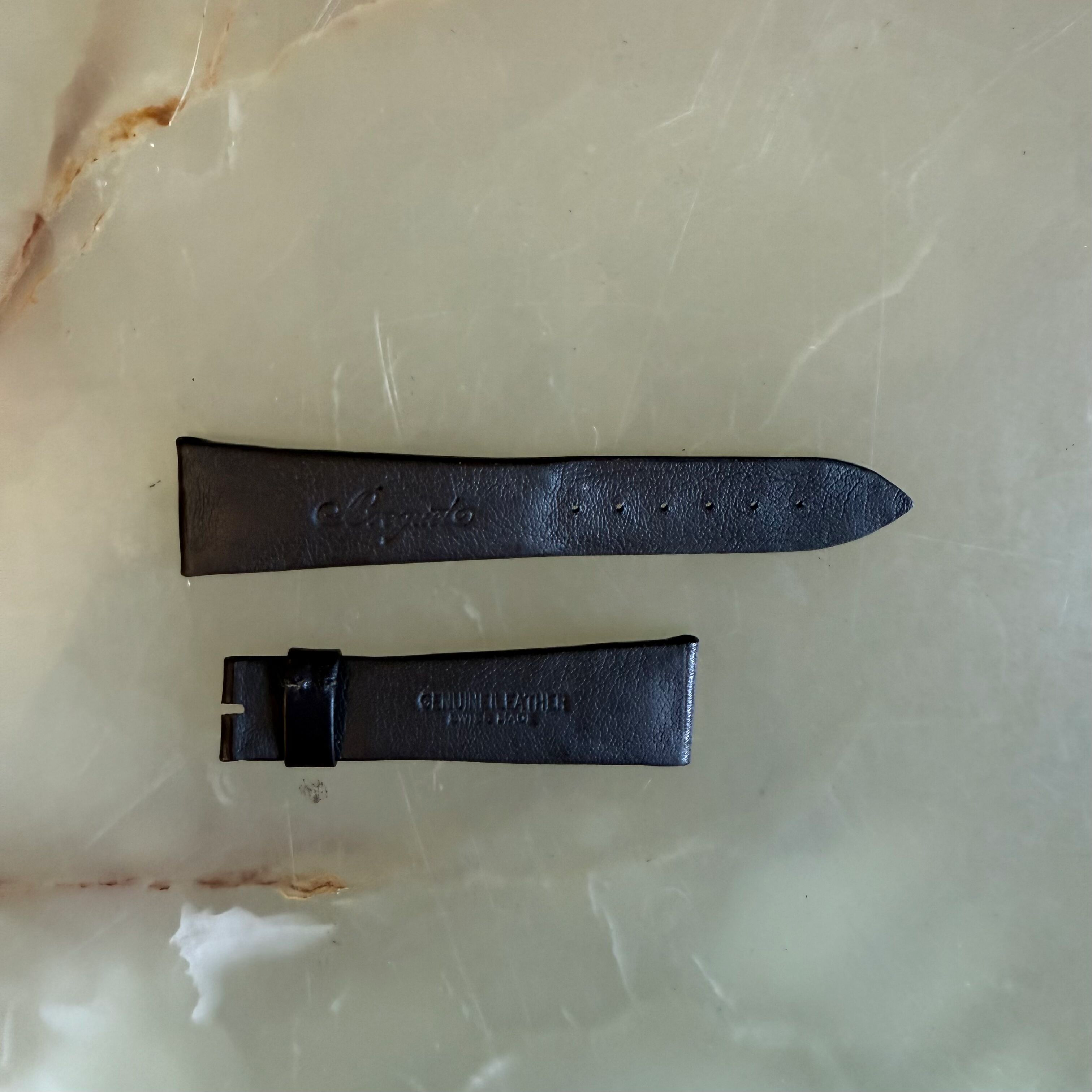 Authentic Breguet Brown Genuine Leather Watch Strap Band 21mm Padded & Stitched