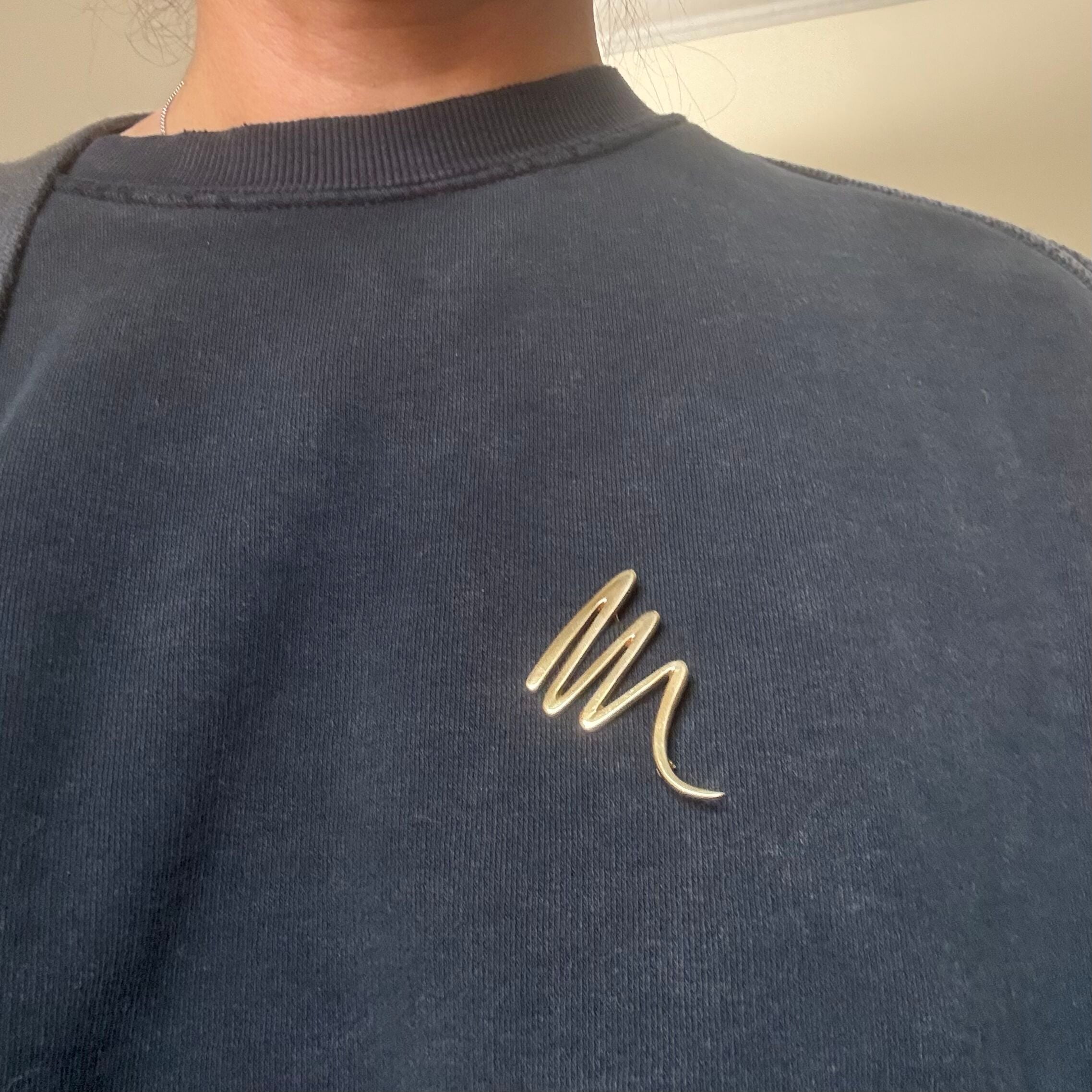 Tiffany & Co Paloma Picasso 18k Gold Zig Zag Brooch