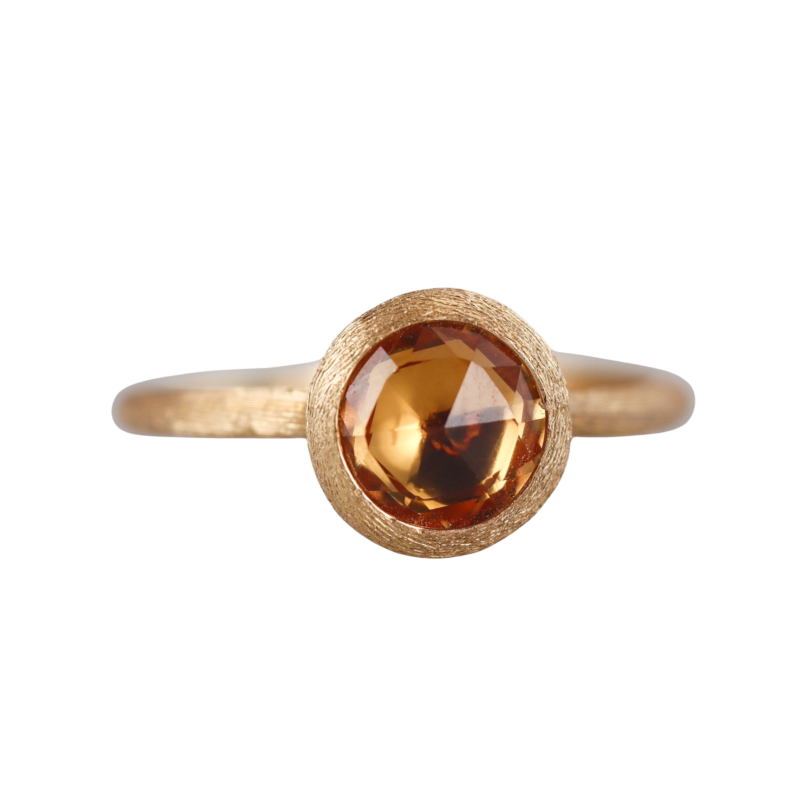 Marco Bicego Jaipur 18K Gold Citrine Stackable Ring