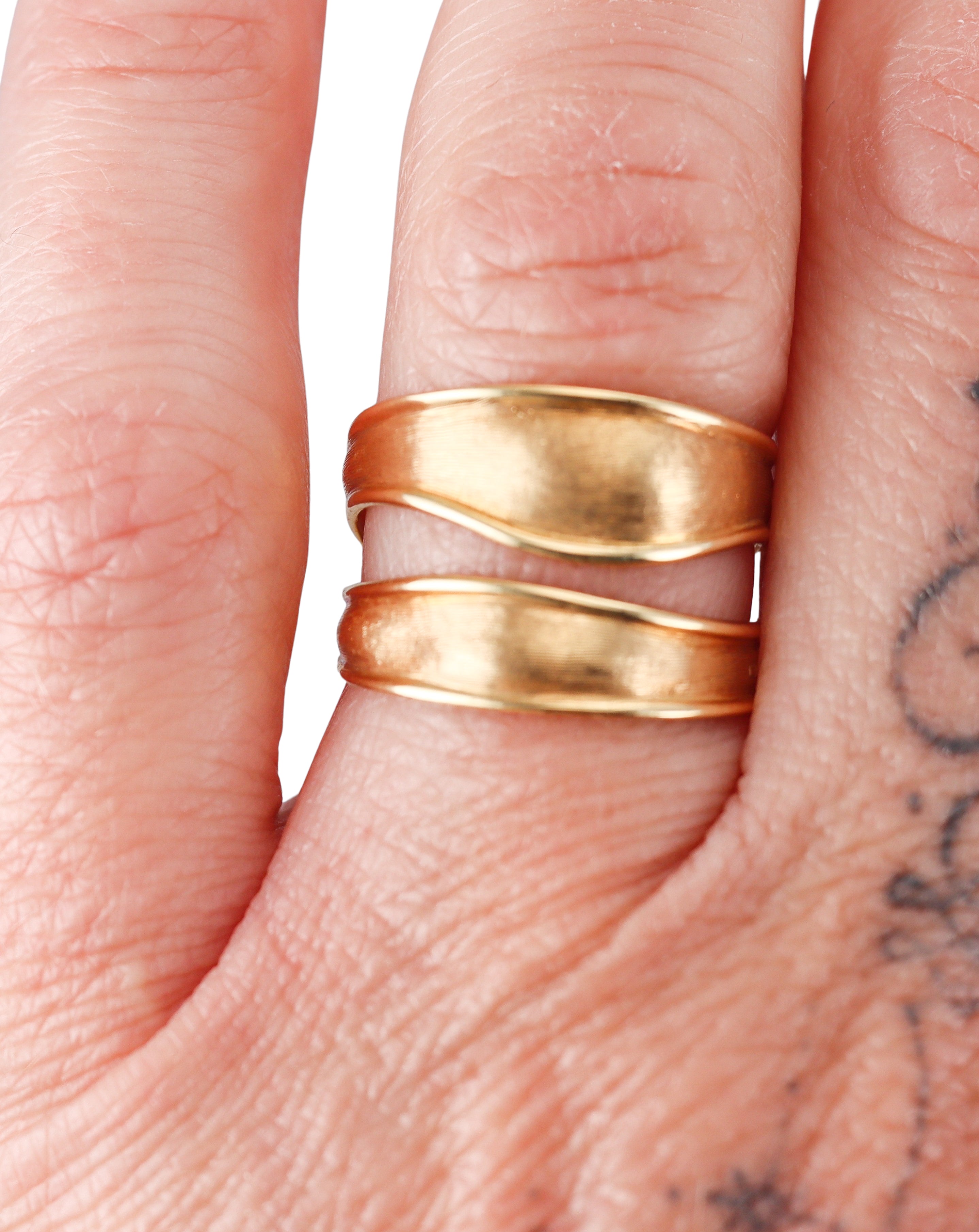 Marco Bicego Lunaria Gold Split Band Ring