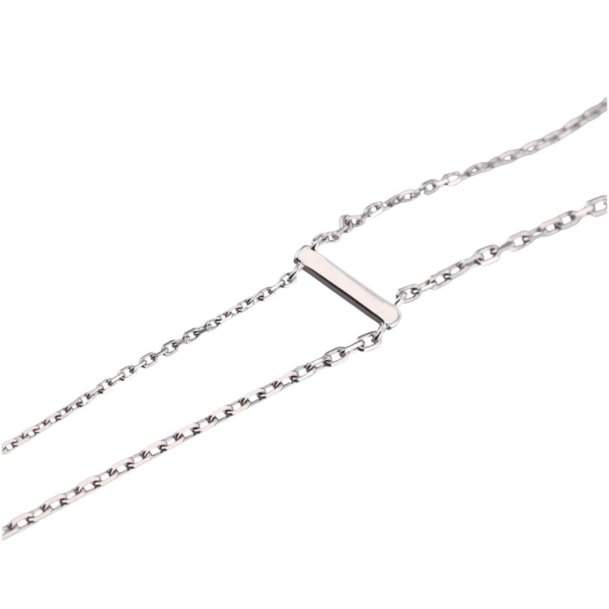 Marli 18k White Gold Diamond Necklace
