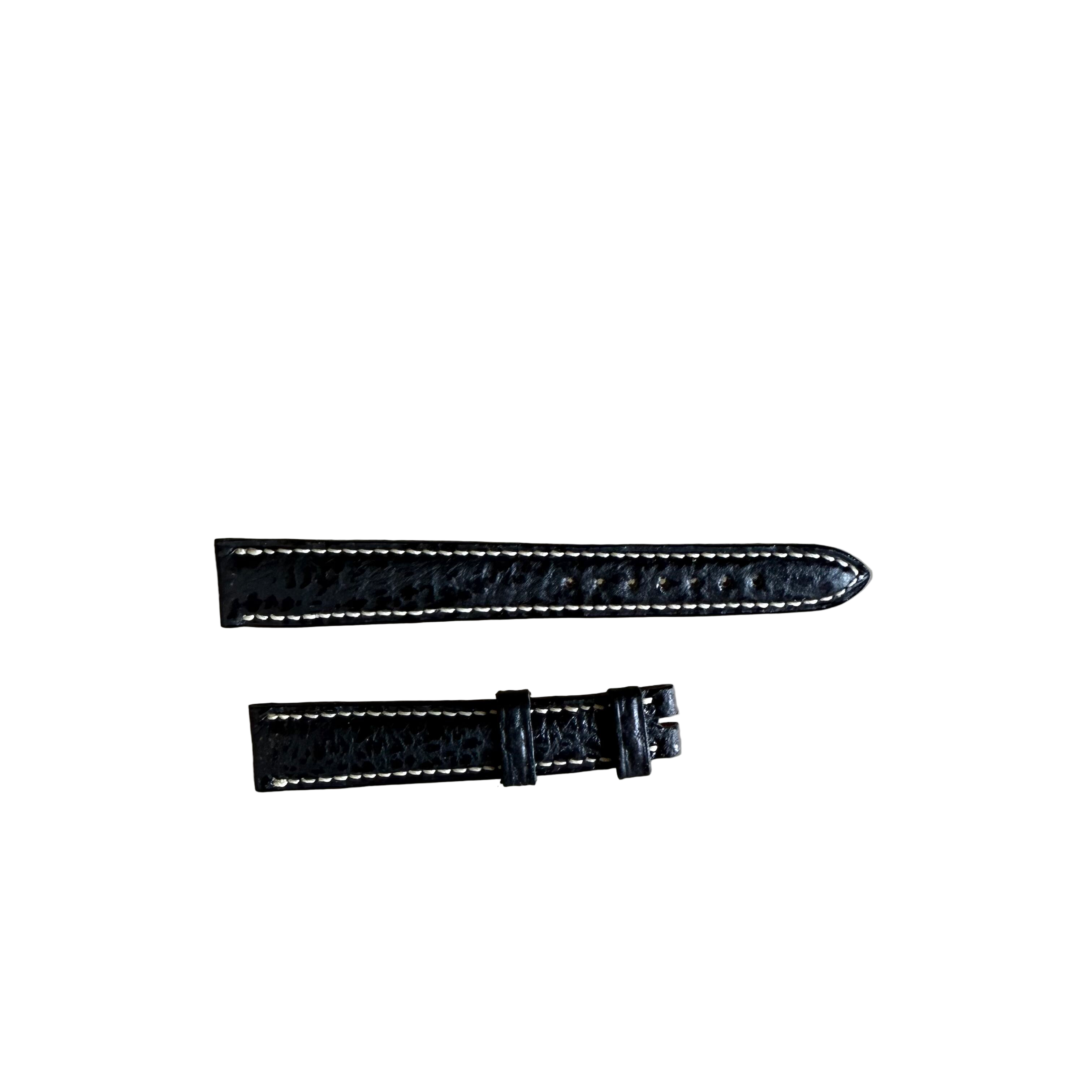 Authentic Breguet Black Shark Watch Strap Band 14mm Padded & Stitched