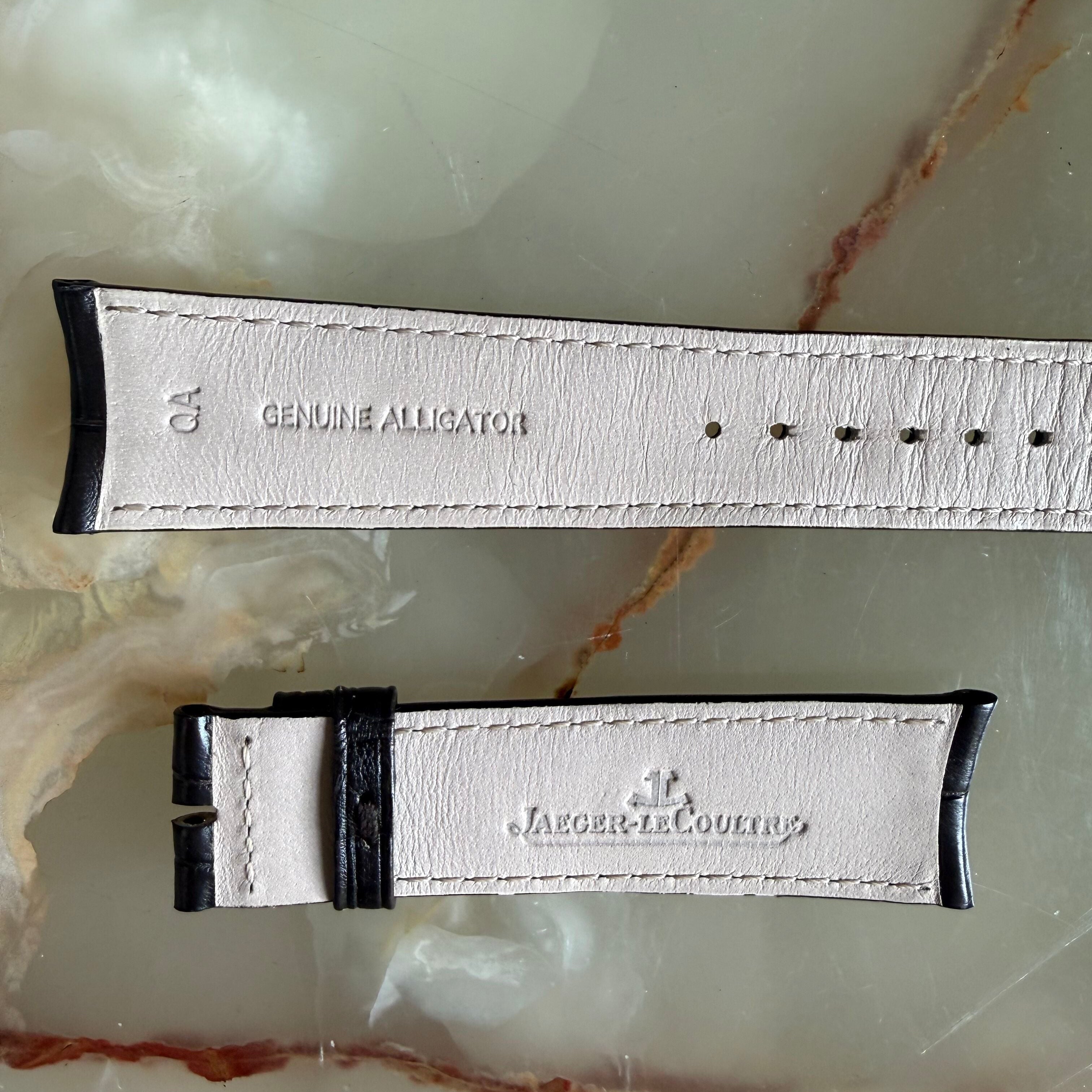 Authentic Jaeger LeCoultre Brown Alligator Watch Strap Band 21mm