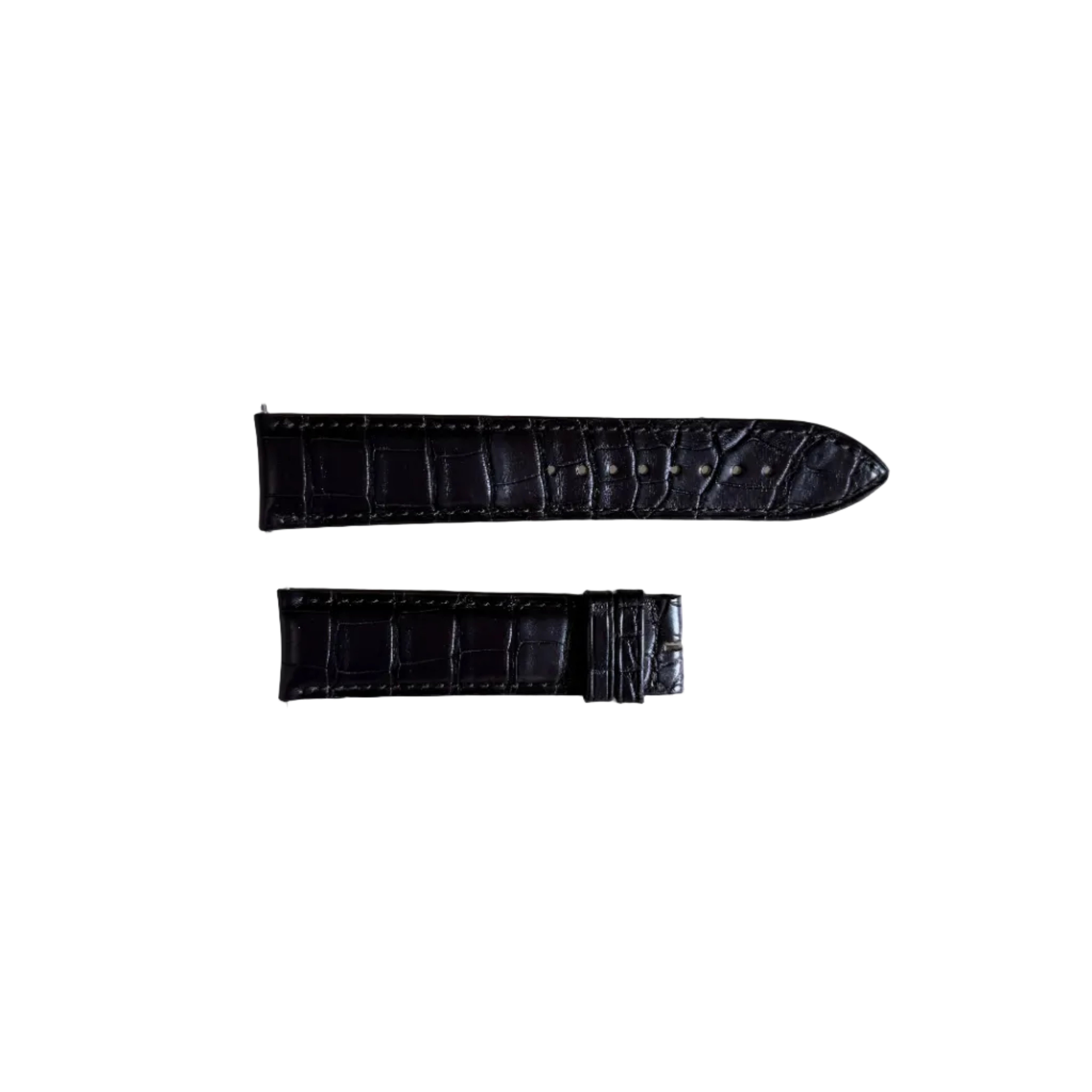 Authentic Jaeger LeCoultre Brown Alligator Watch Strap Band 21.65mm