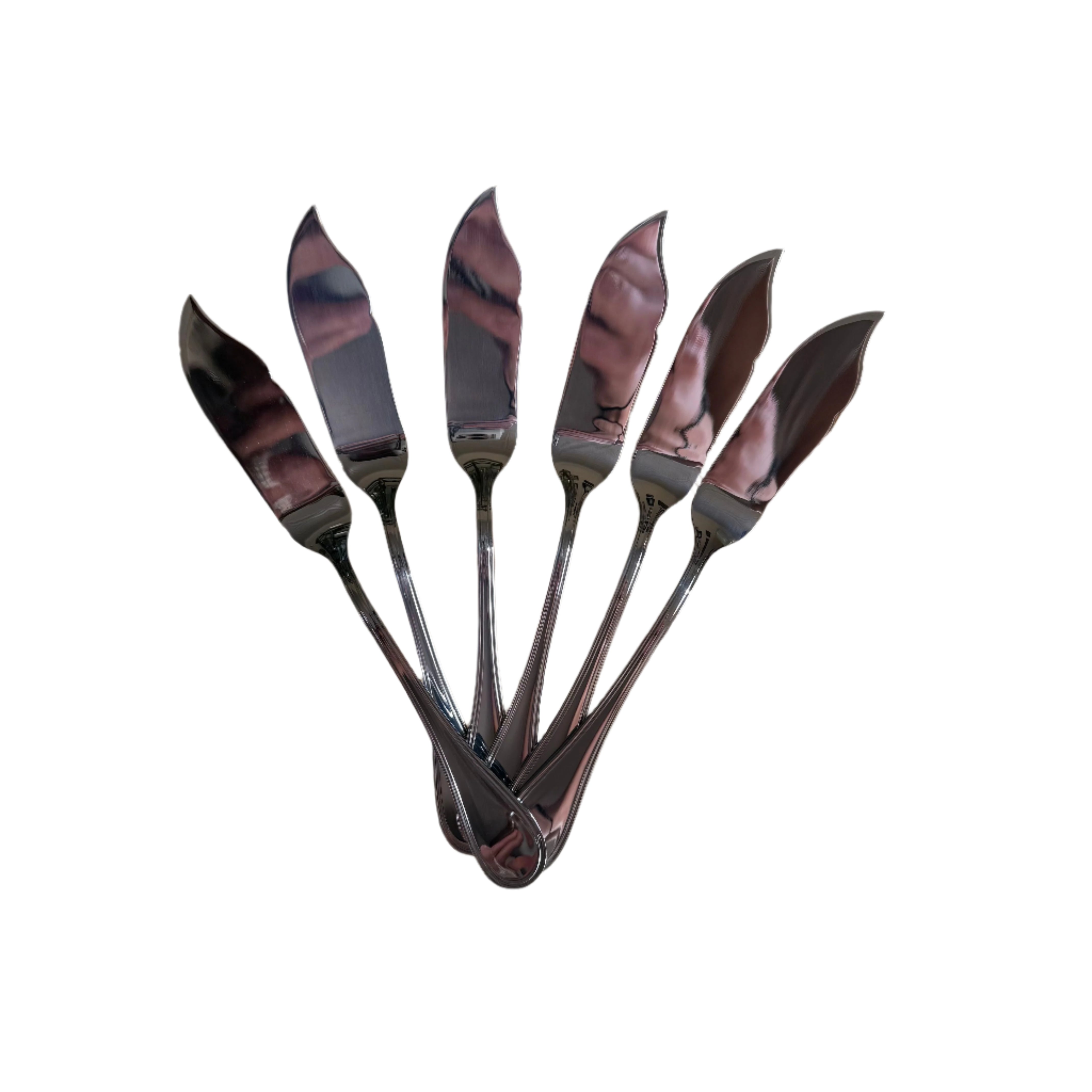 Christofle Calissa Stainless Steel Fish Knife Set of 12 2435020