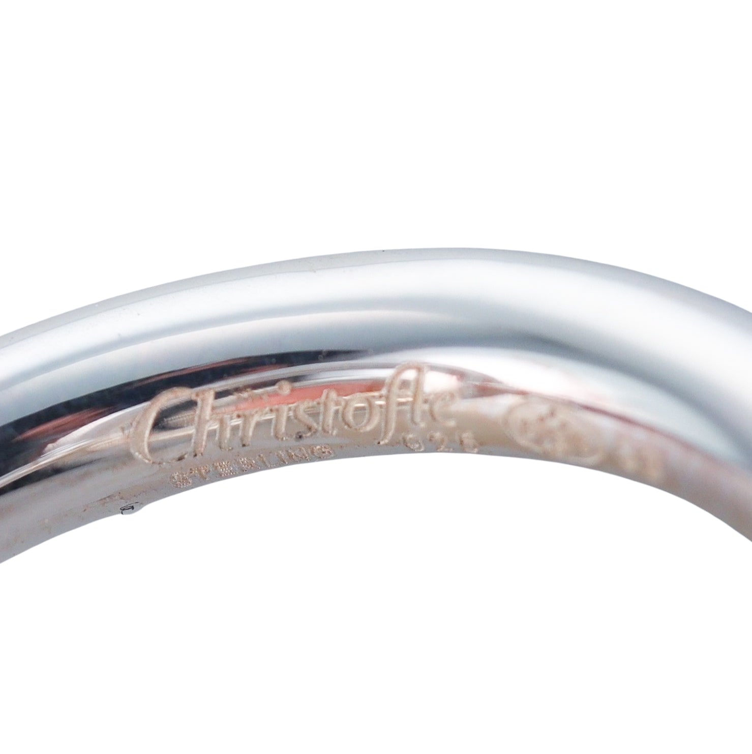 Idole De Christofle Sterling Silver & Rhodocrosite Ring 6762053