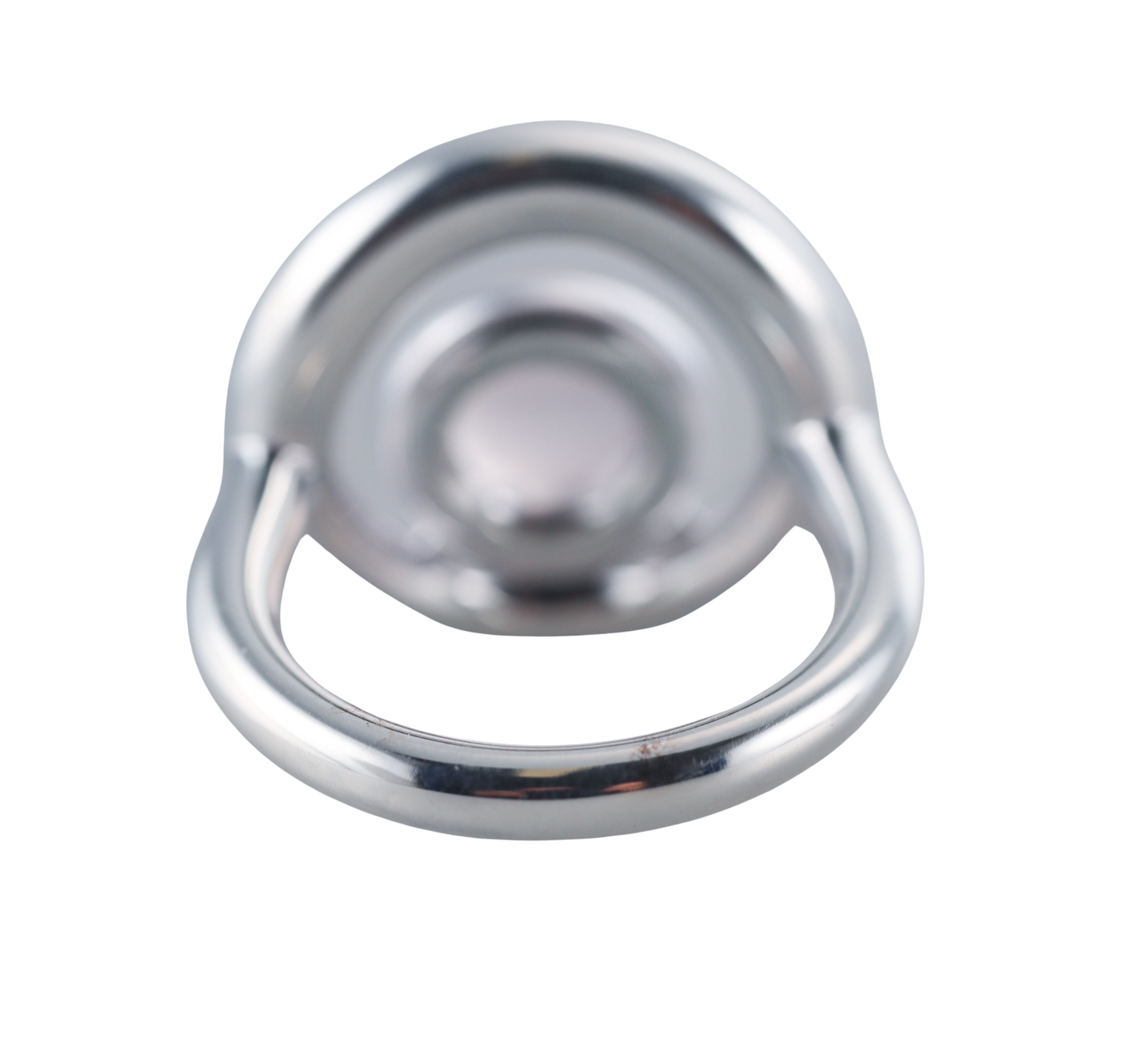 Idole De Christofle Sterling Silver & Rose Quartz Ring 6762157