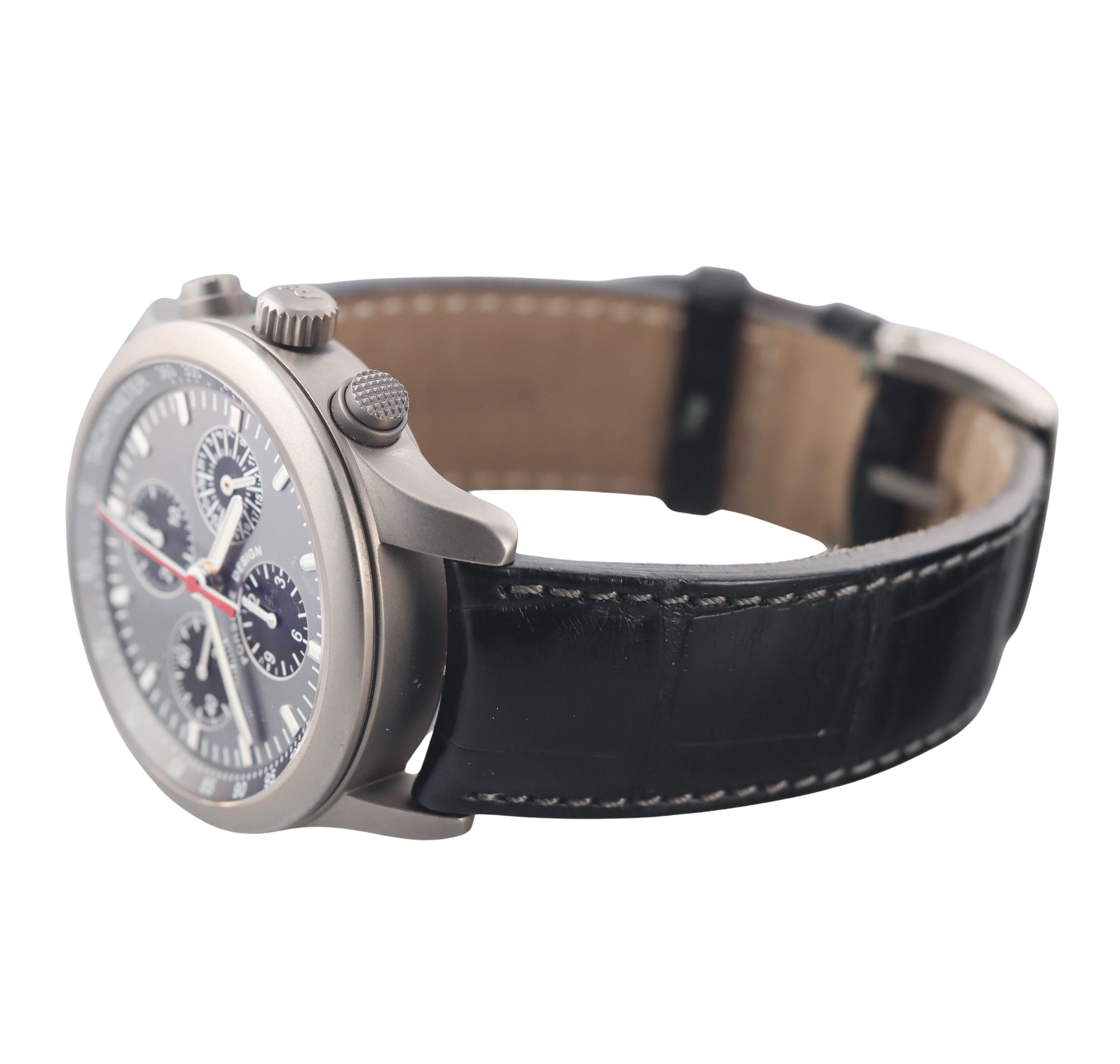 Porsche Design PRT Rattrapante Titanium Automatic Watch 6613.10