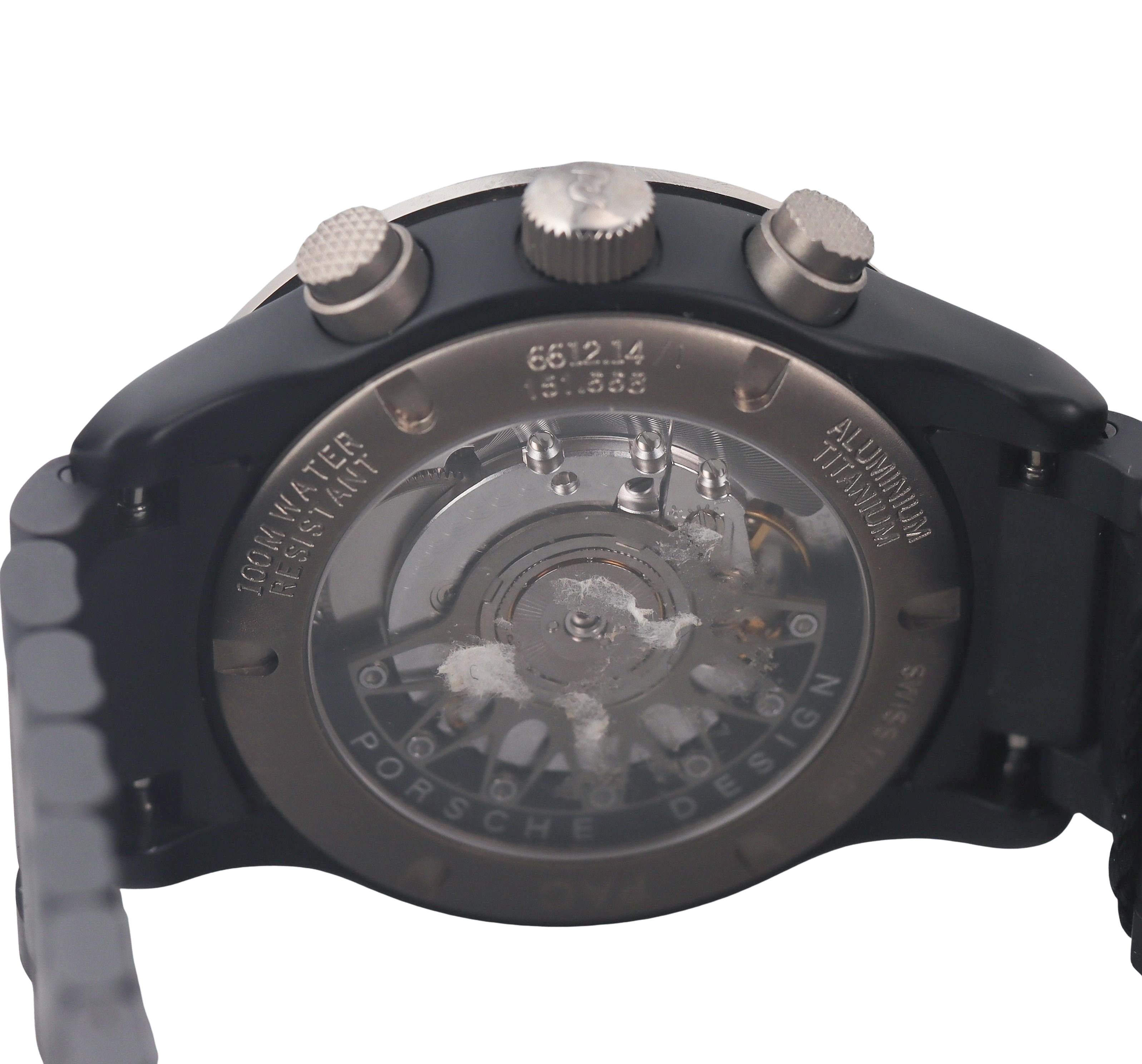 Porsche Design Dashboard Titanium Aluminum Automatic Watch 6612.14