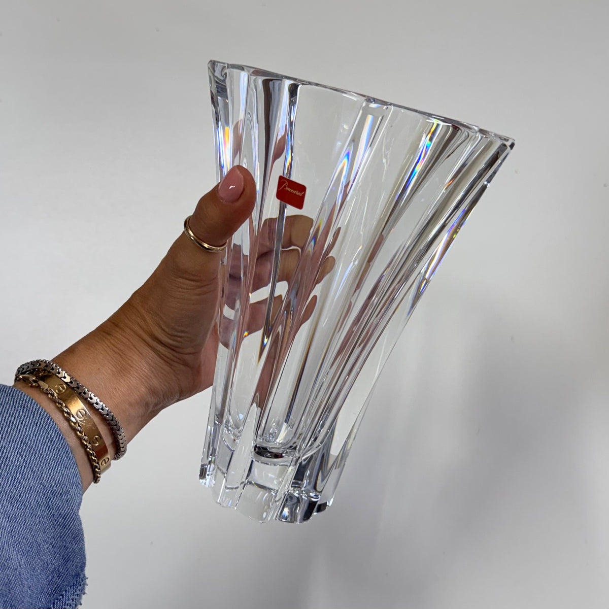 Baccarat Objectif Crystal Vase 2102304