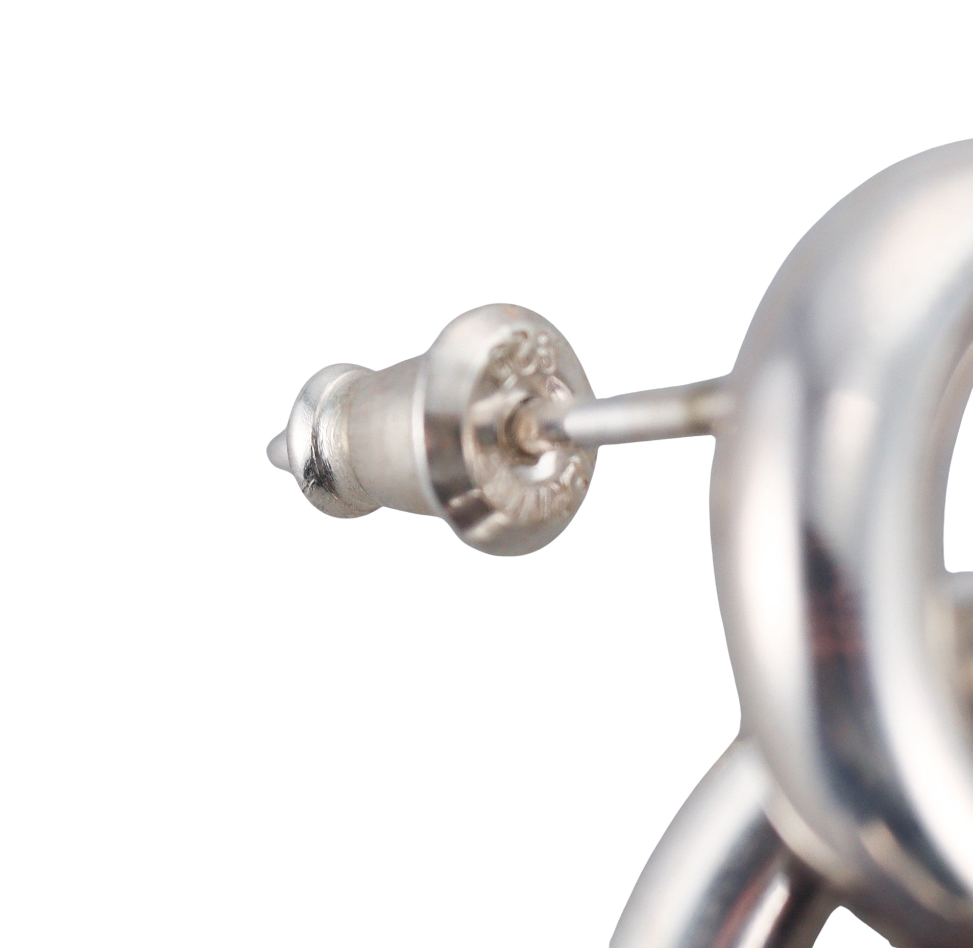 Idole De Christofle Sterling Silver & Rosewood Circle Earrings 6706300