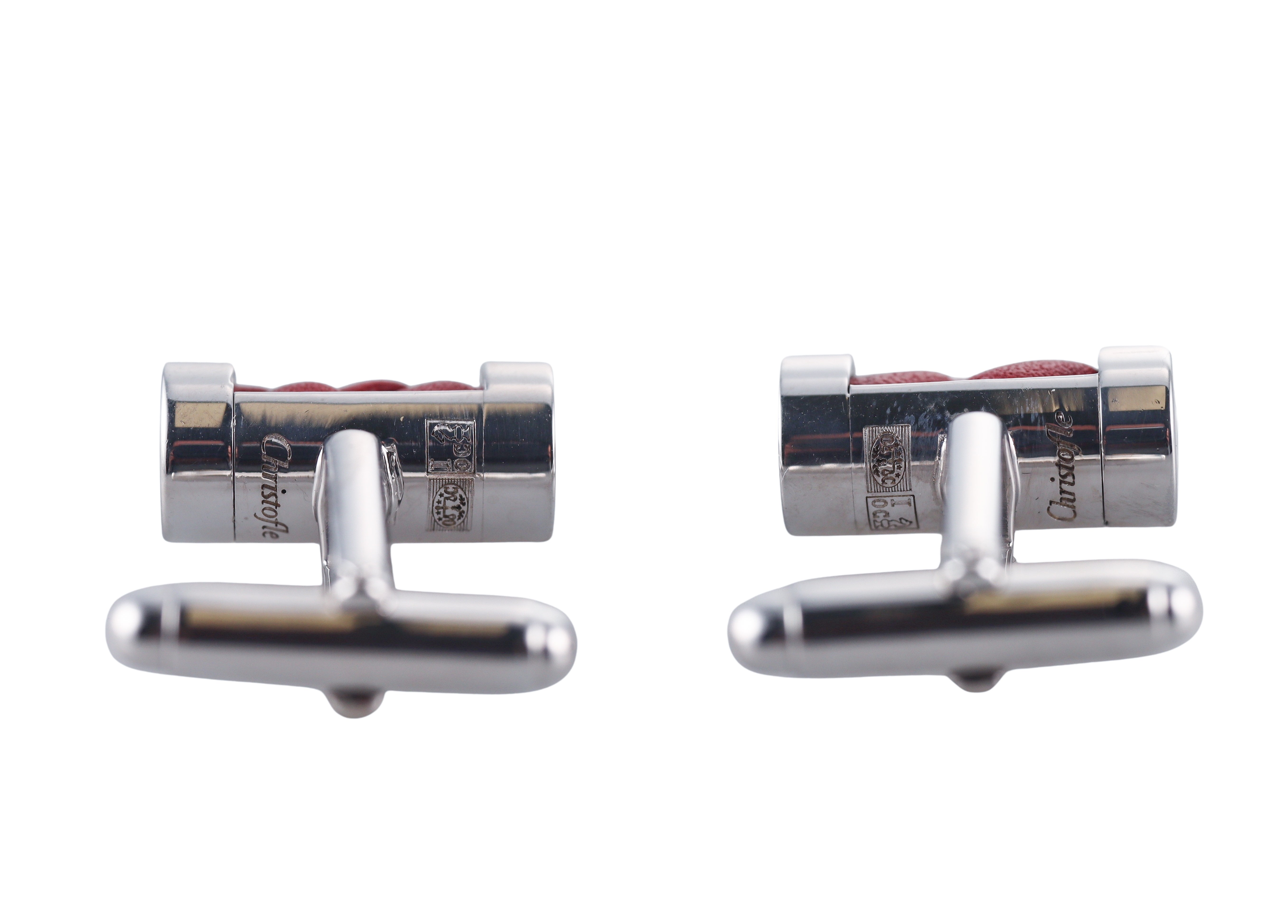 Christofle Duo Complice Sterling Silver Cufflinks 4254822