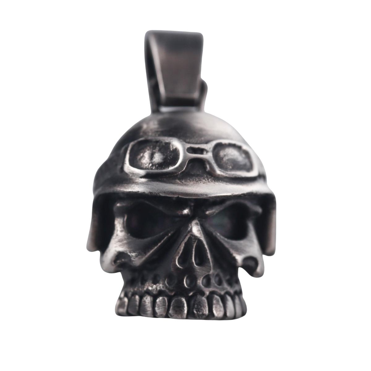 Skull Bomberg Skully Rider Stainless Steel Pendant
