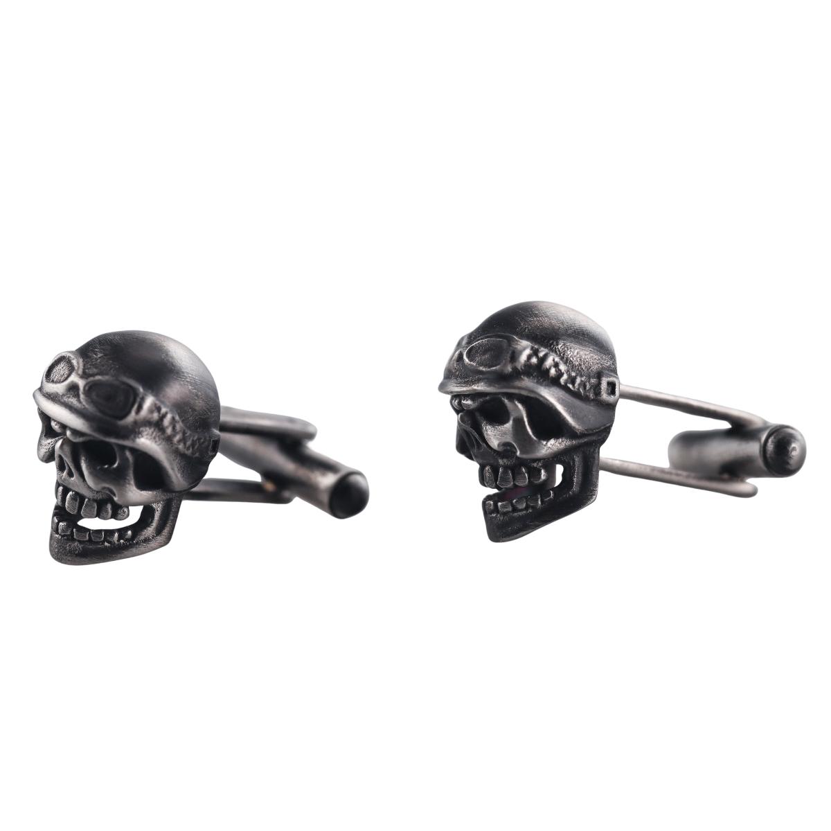 Sull Bomberg Skully Rider Cufflinks