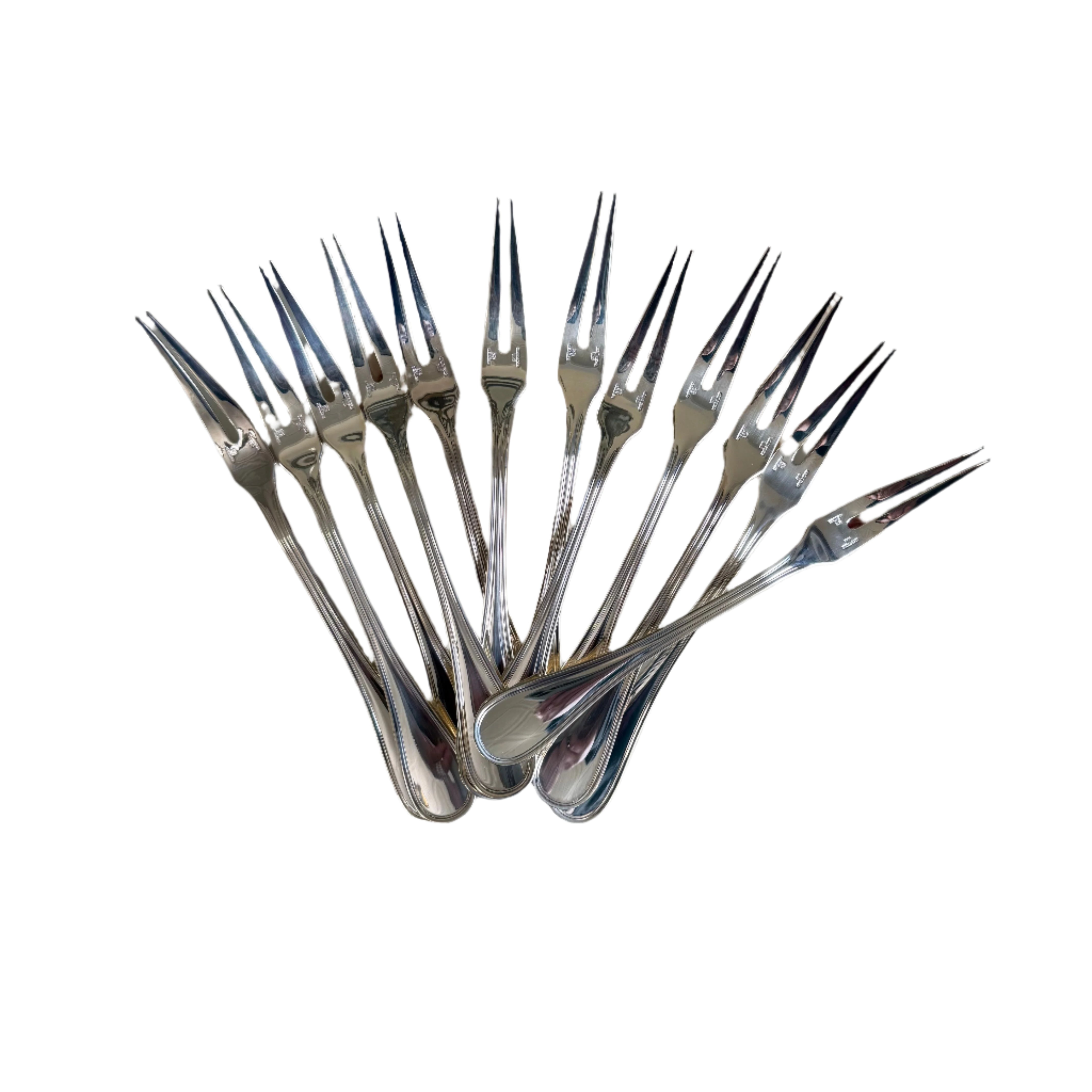 Christofle Albi Silver Plated Snail Fork Set of 12 0021045