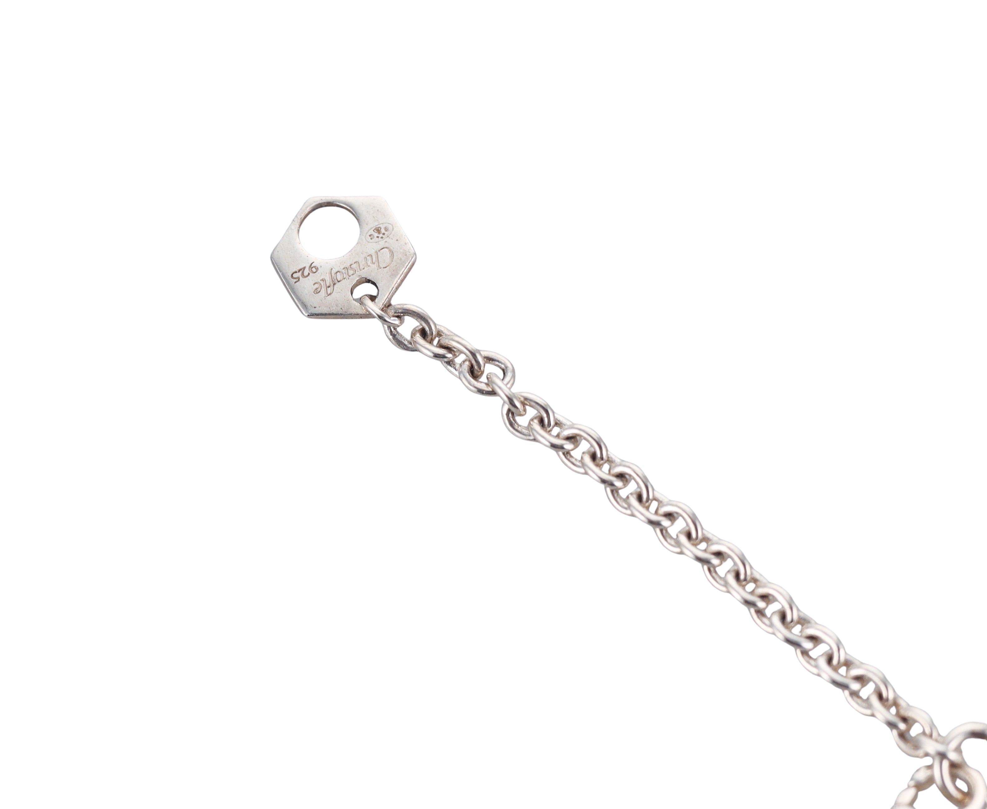 Idole De Christofle Bois & Argent Sterling Silver Rosewood Necklace 6706200