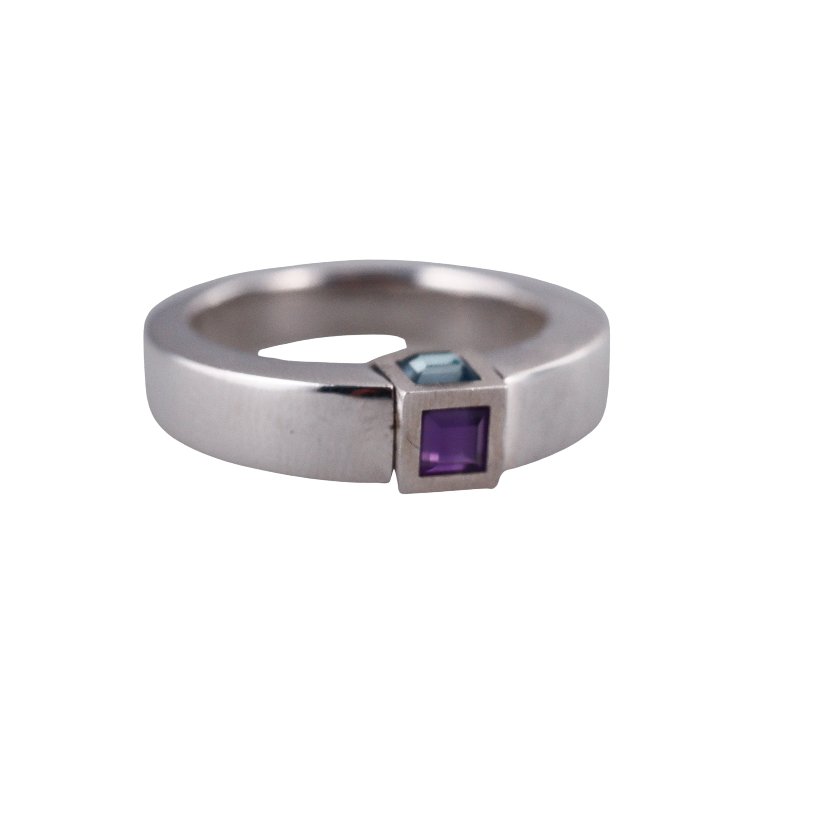Montblanc Boheme Sterling Topaz Amethyst Ring 101411