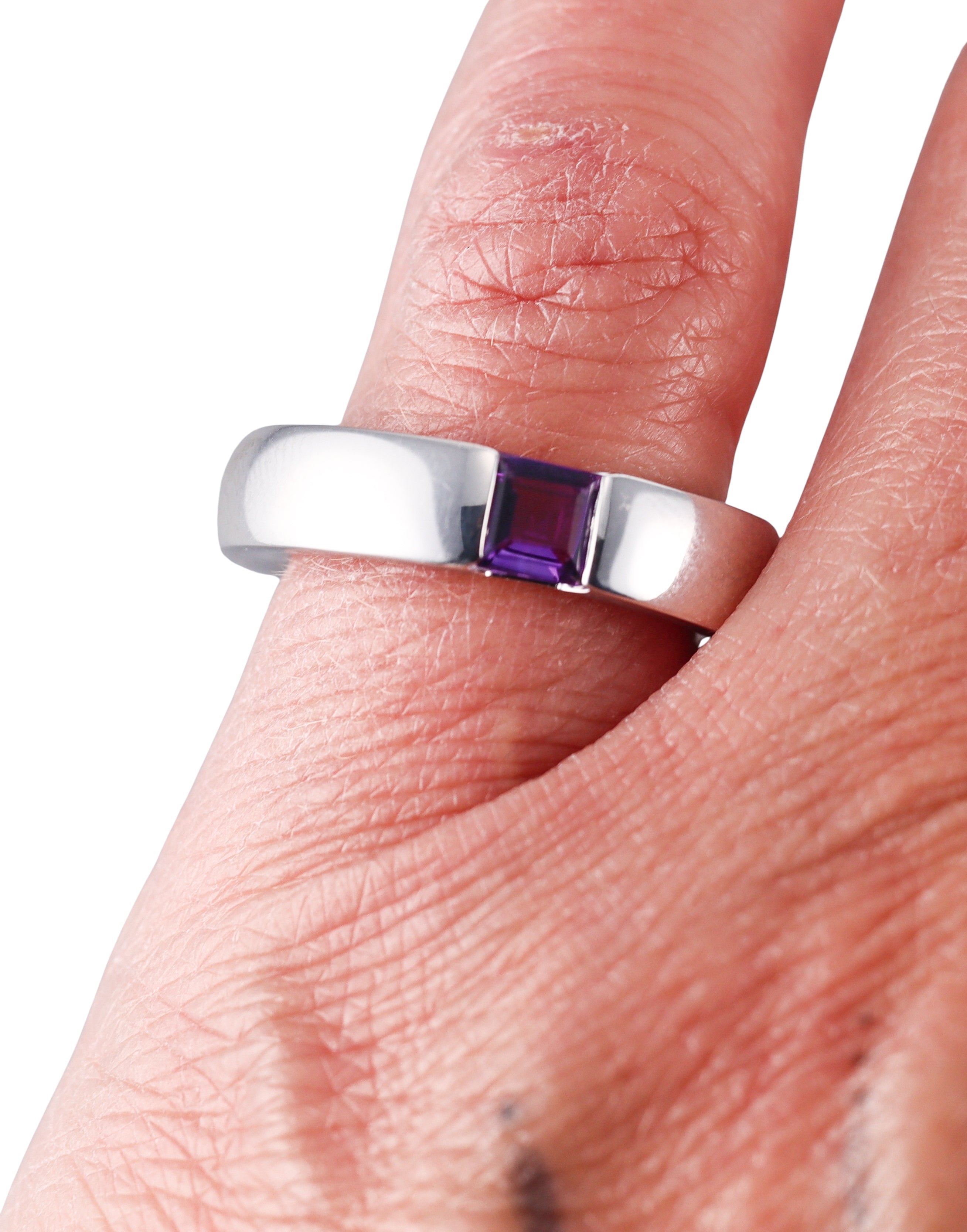 Montblanc Boheme Sterling Topaz Amethyst Ring 36178