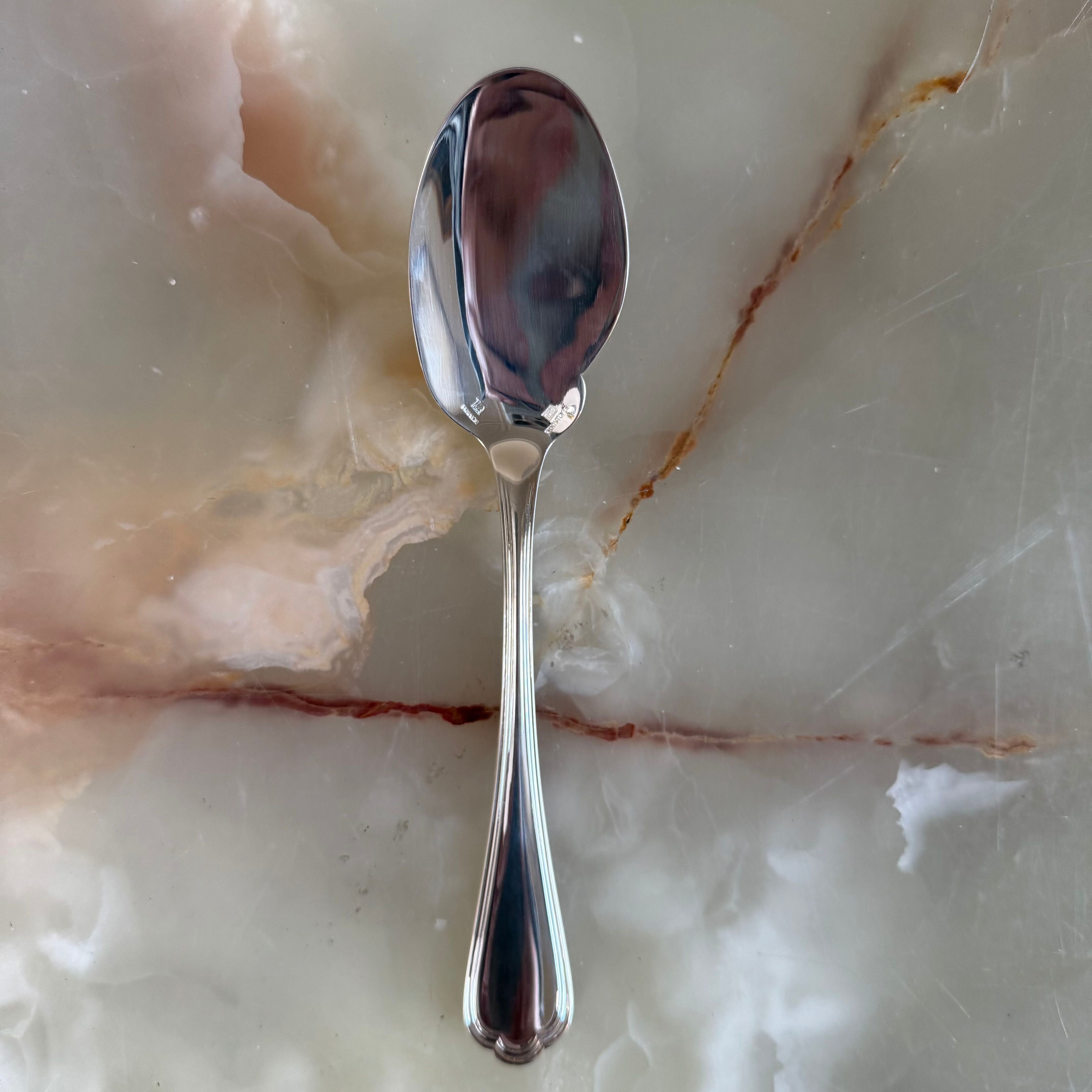 Christofle Spatours Silver Plated Individual Gravy Spoon Set of 12 0012094