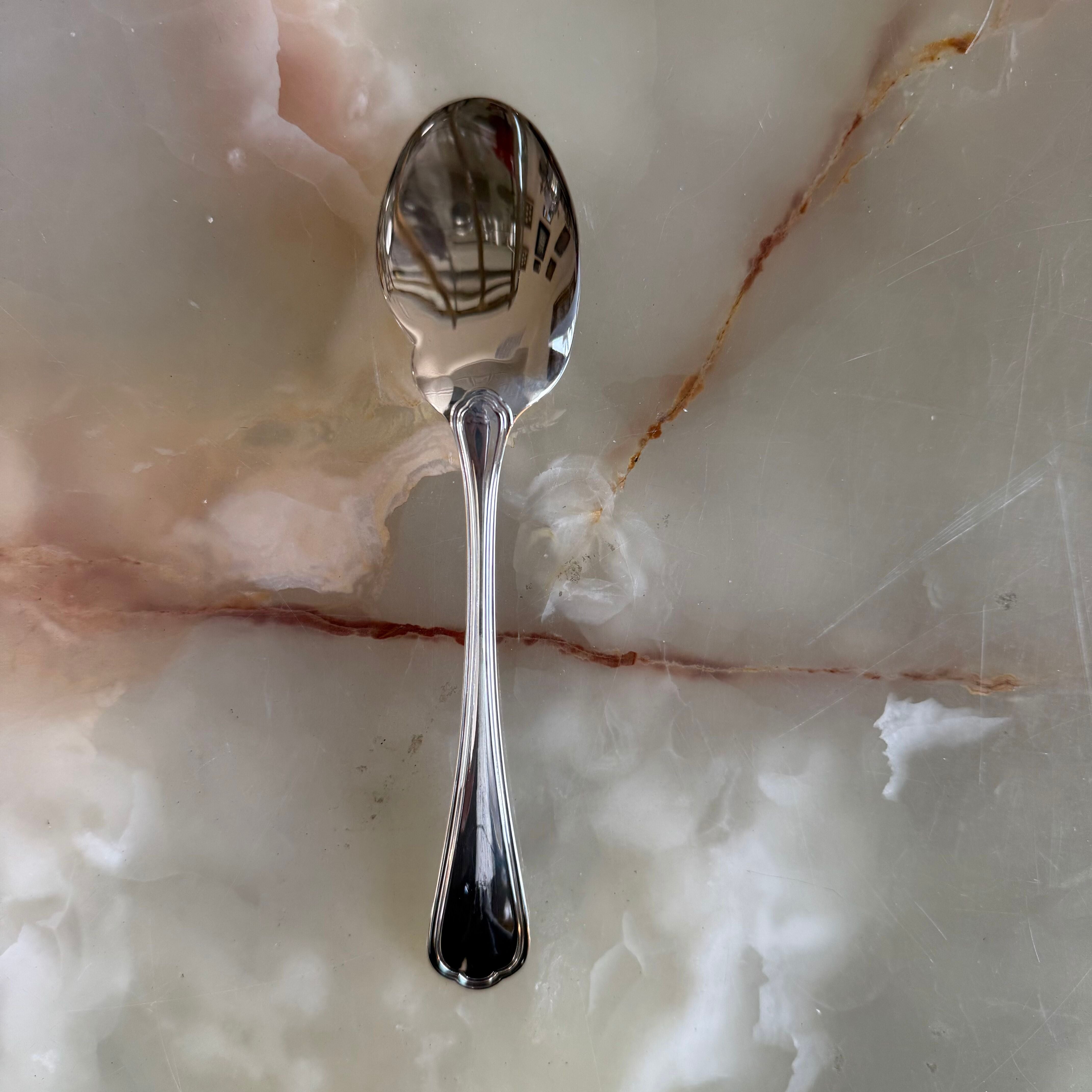 Christofle Spatours Silver Plated Individual Gravy Spoon Set of 12 0012094