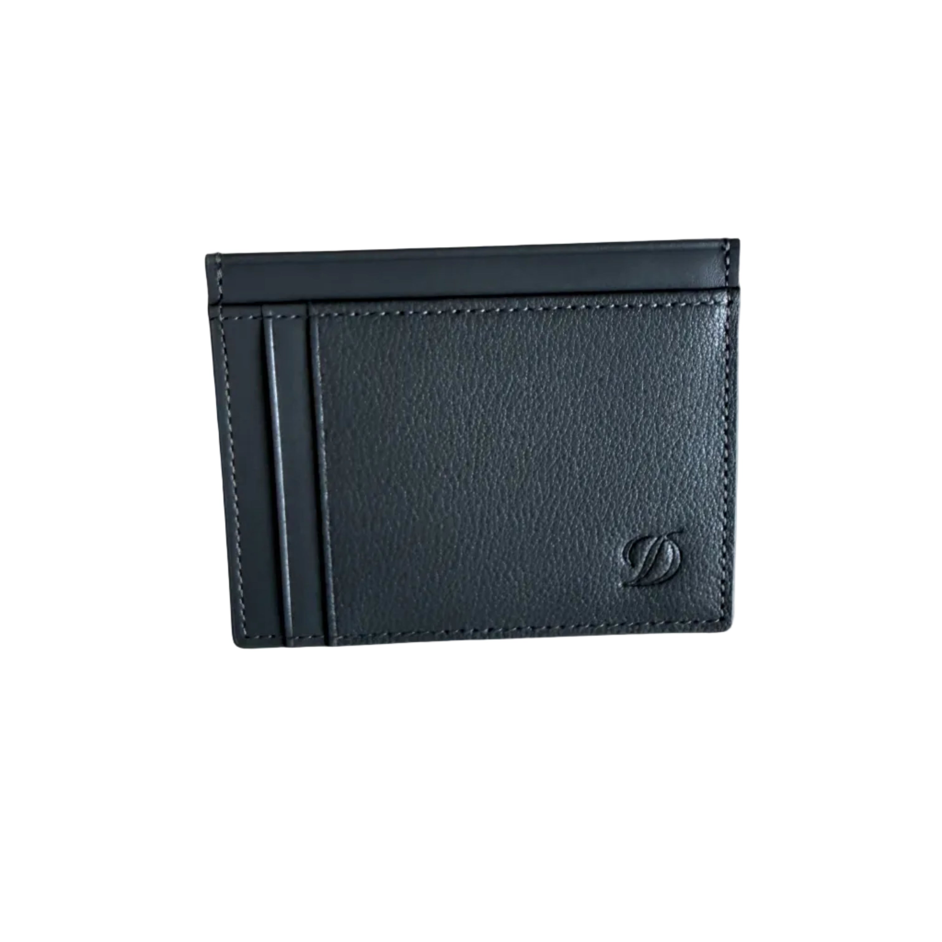 S. T. Dupont Grey Leather Cardholder 093004C
