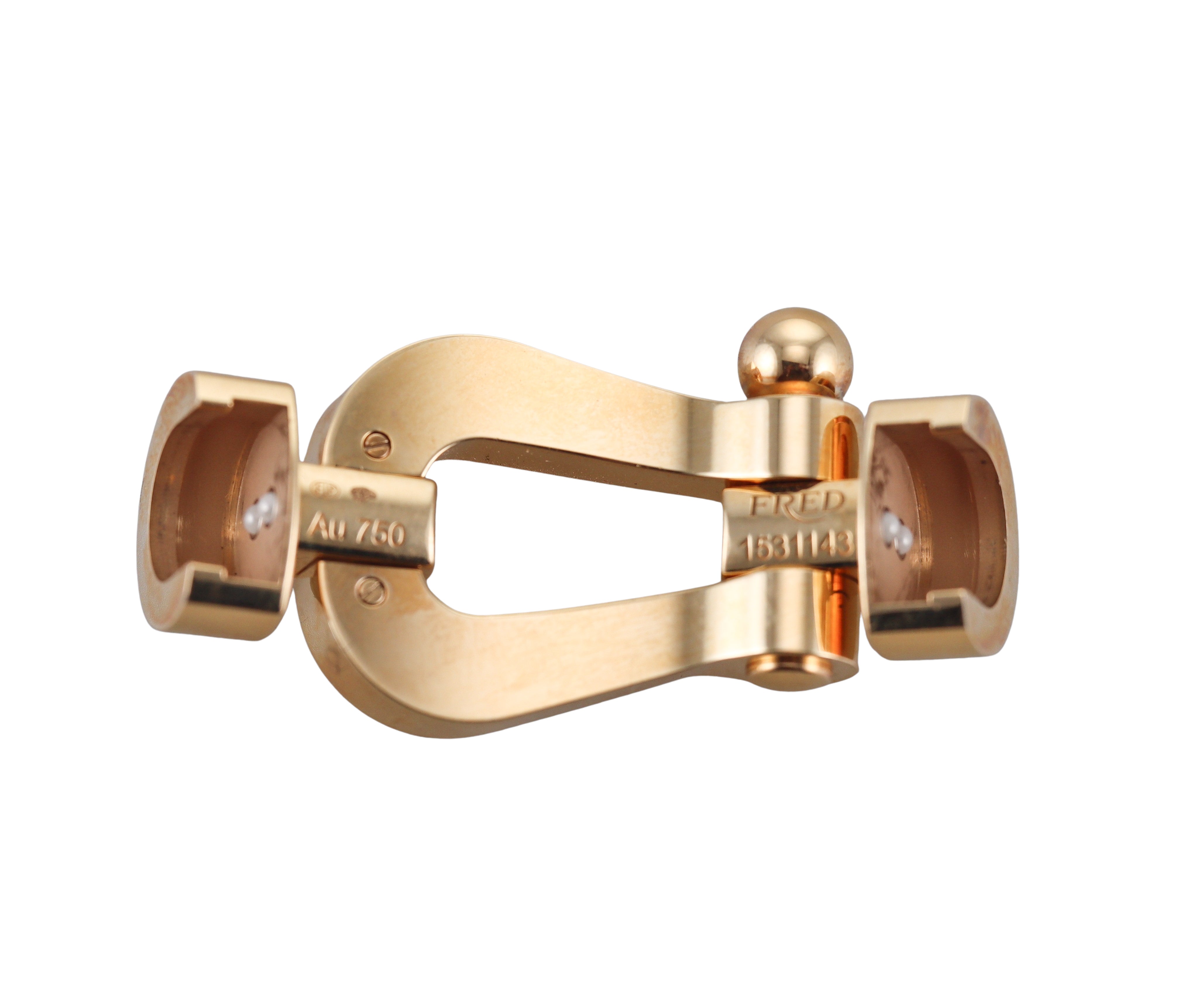 Fred Force 10 18k Yellow Gold Buckle XL