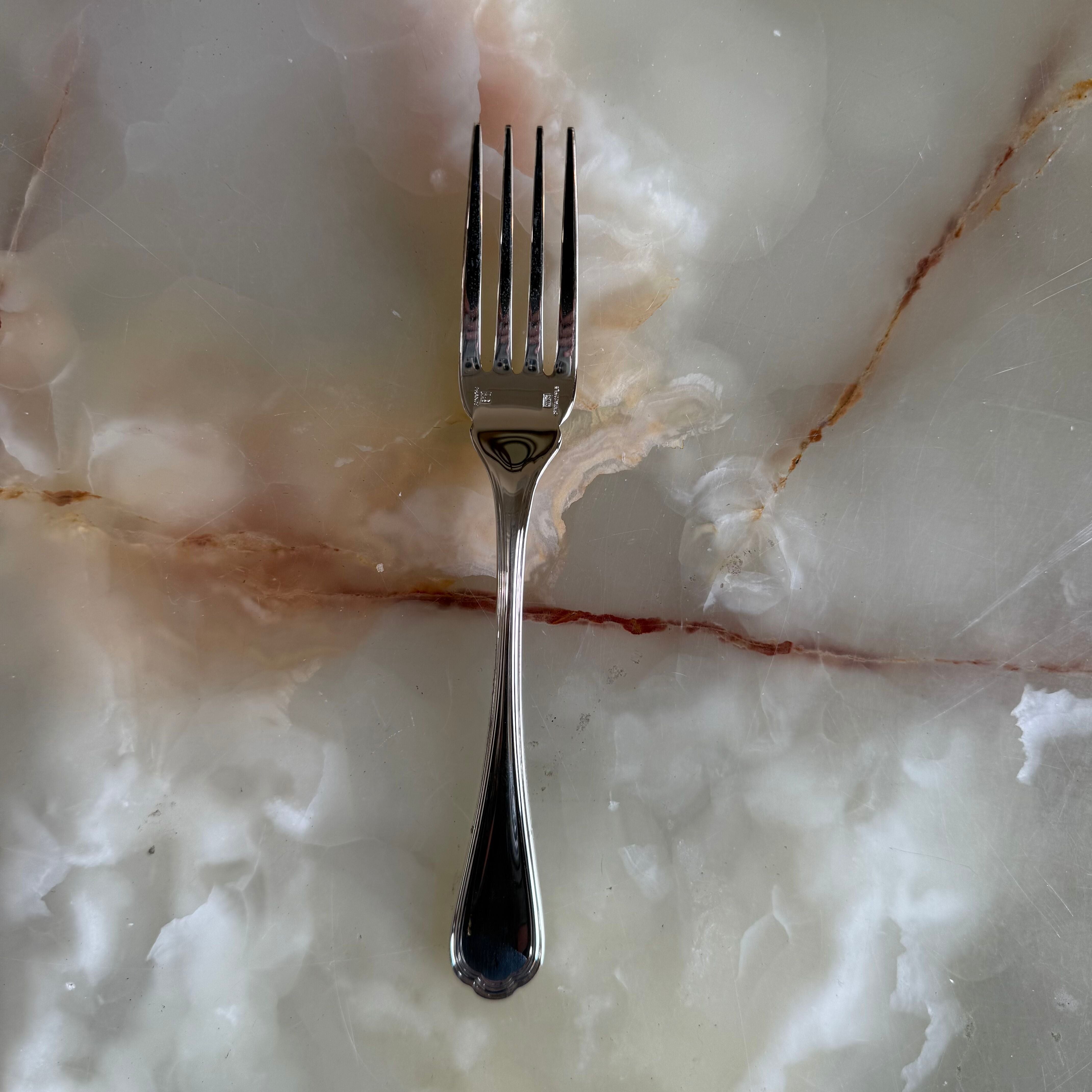 Christofle Spatours Silver Plated Fish Fork Set of 4 0012021