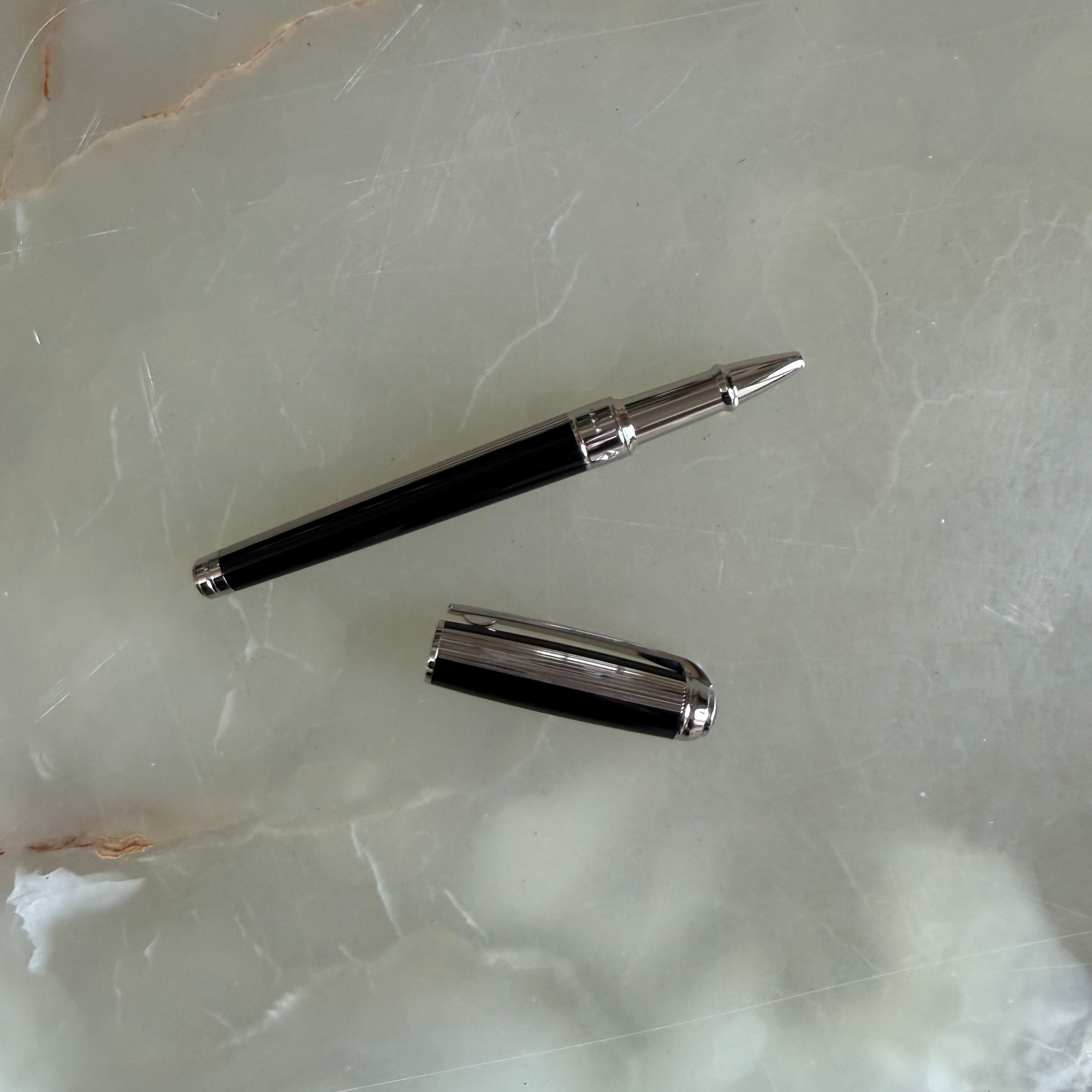 S.T. Dupont Line D Palladium Black Pen 412110M