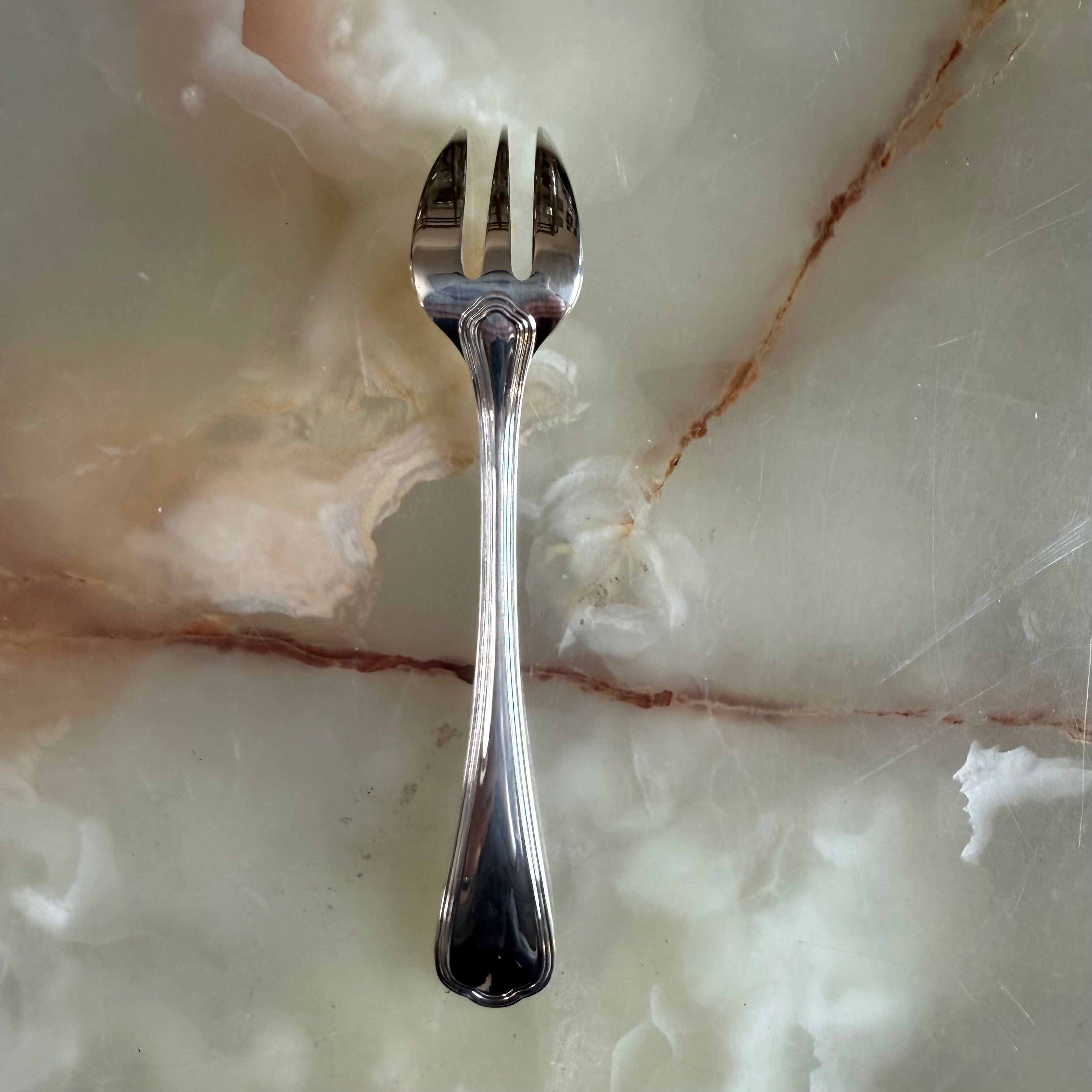 Christofle Spatours Silver Plated Oyster Fork Set of 12 0012048