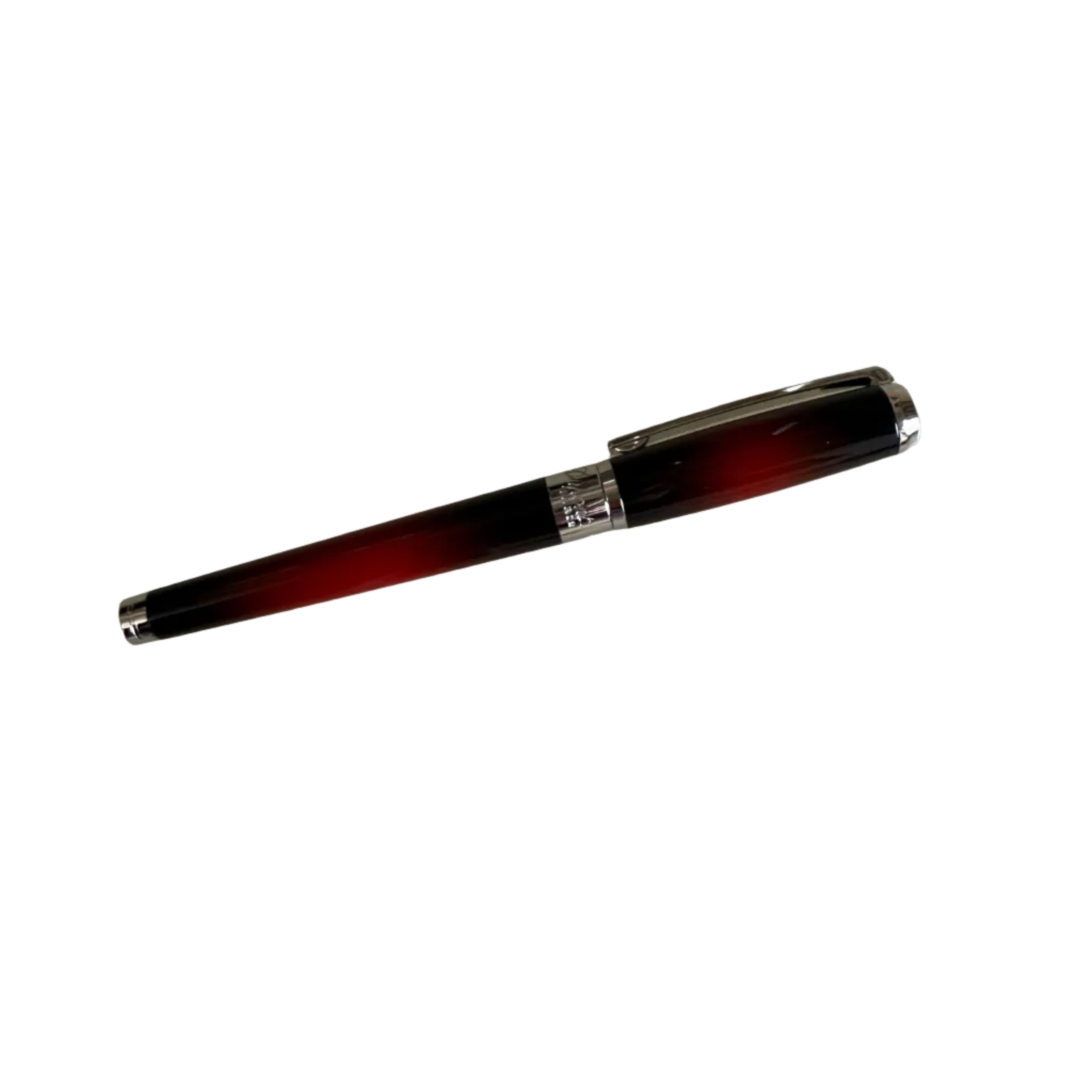 S.T. Dupont Line D Medium Atelier Red Sunburst Lacquer Fountain Pen 410715