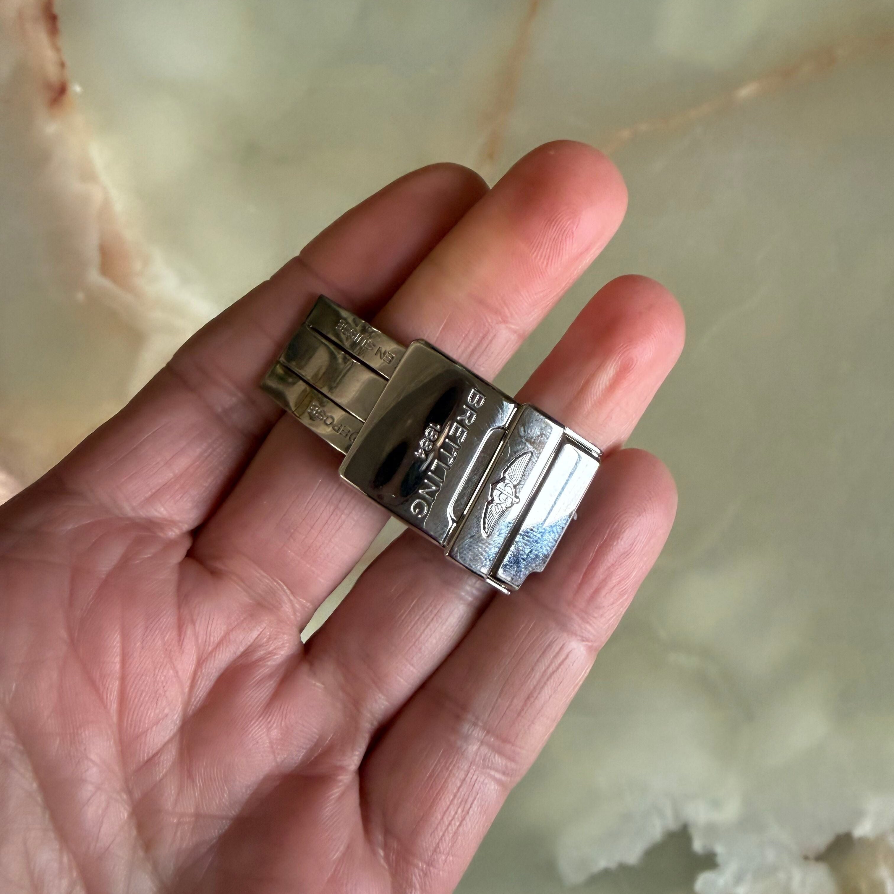 Authentic Breitling Stainless Steel 18mm Clasp Buckle
