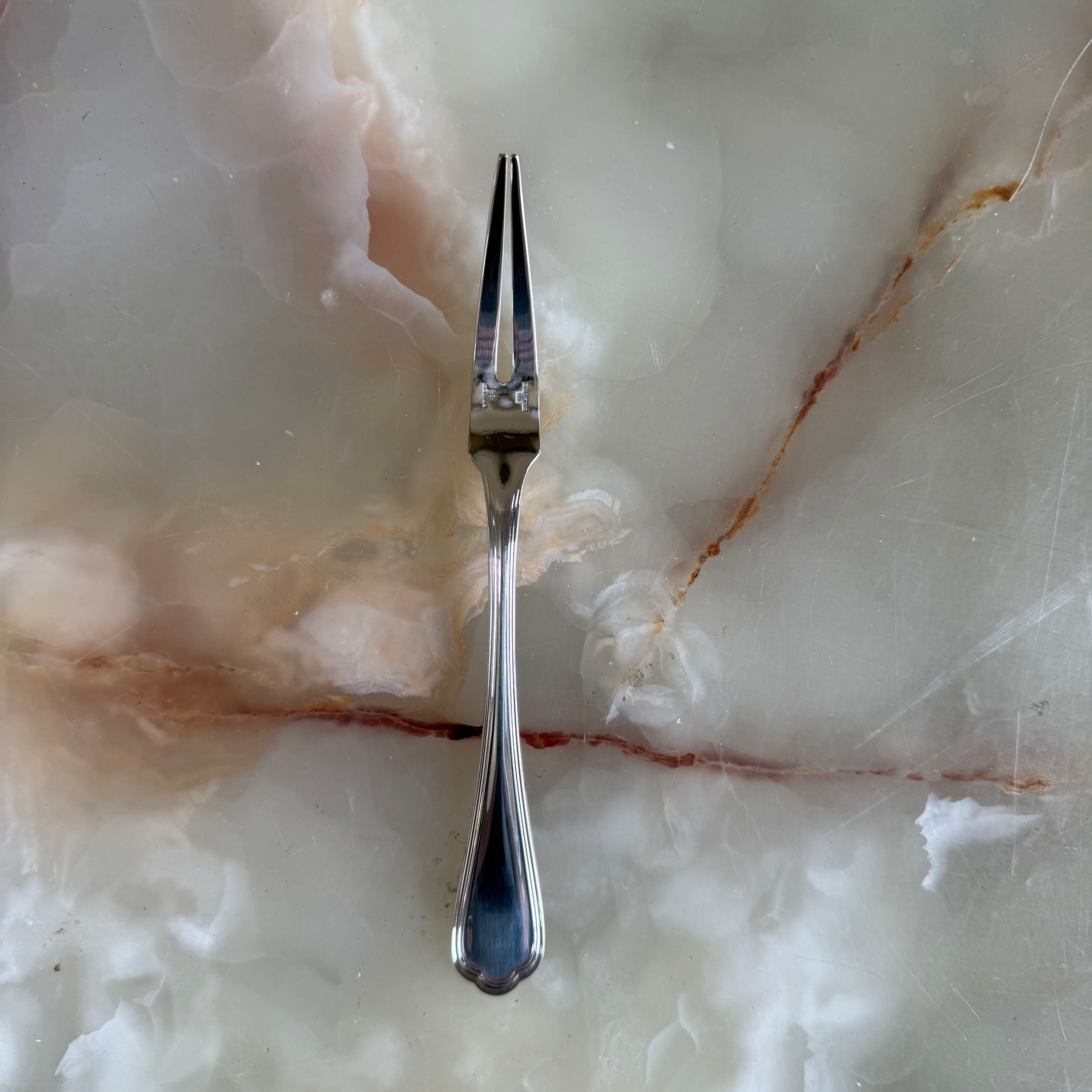 Christofle Spatours Silver Plated Snail Fork Set of 12 00012045