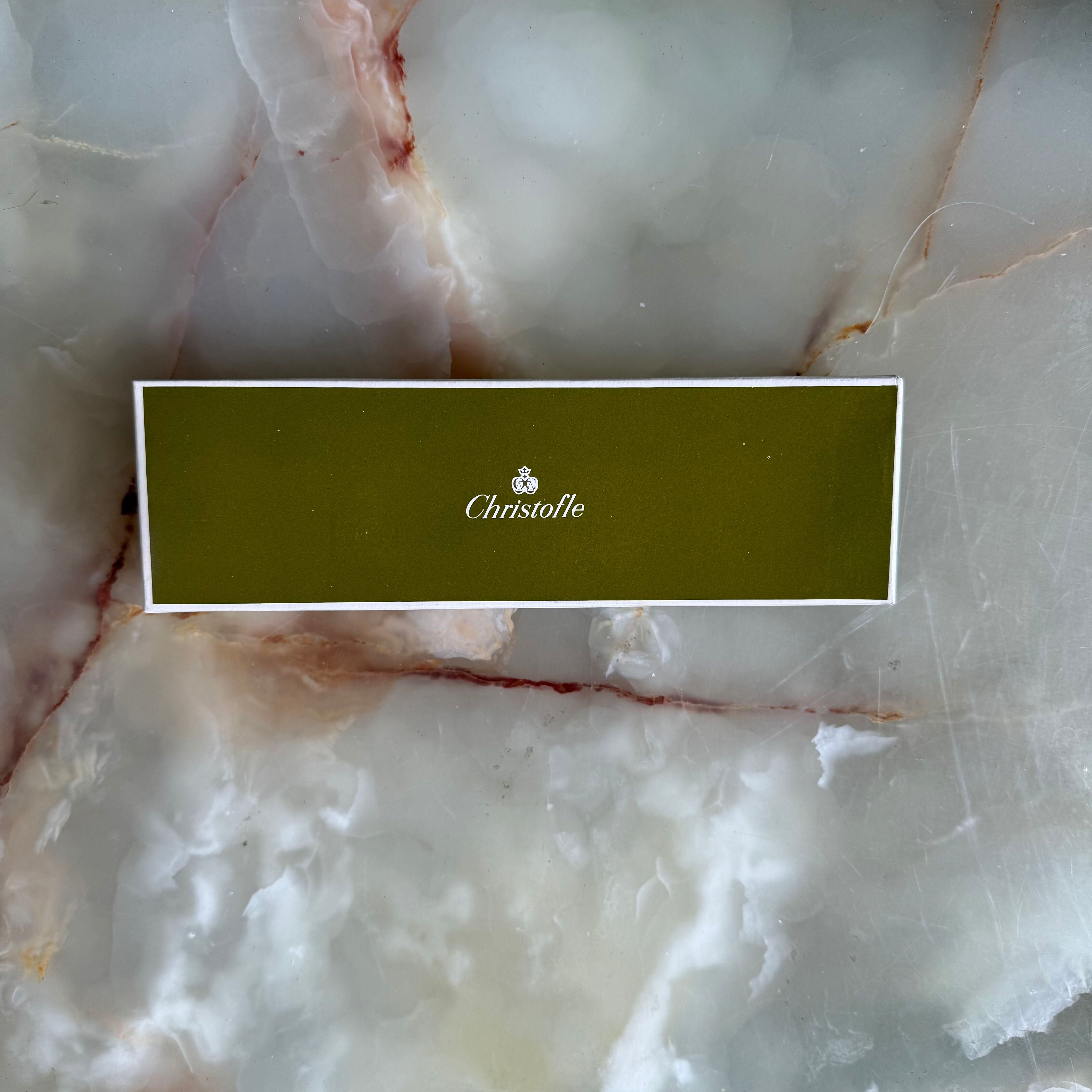 Christofle Spatours Silver Plated Snail Fork Set of 12 00012045