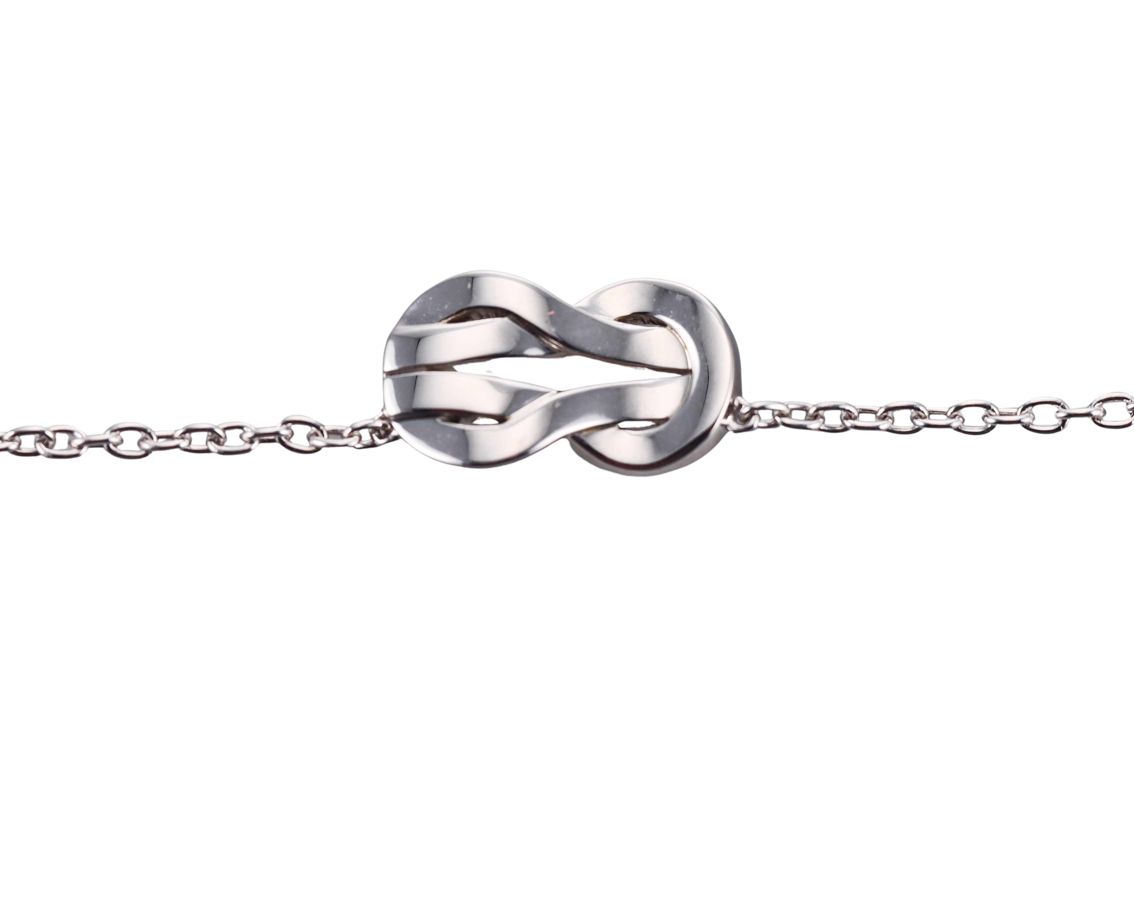 Fred Chance Infinie 18k White Gold Diamond Necklace