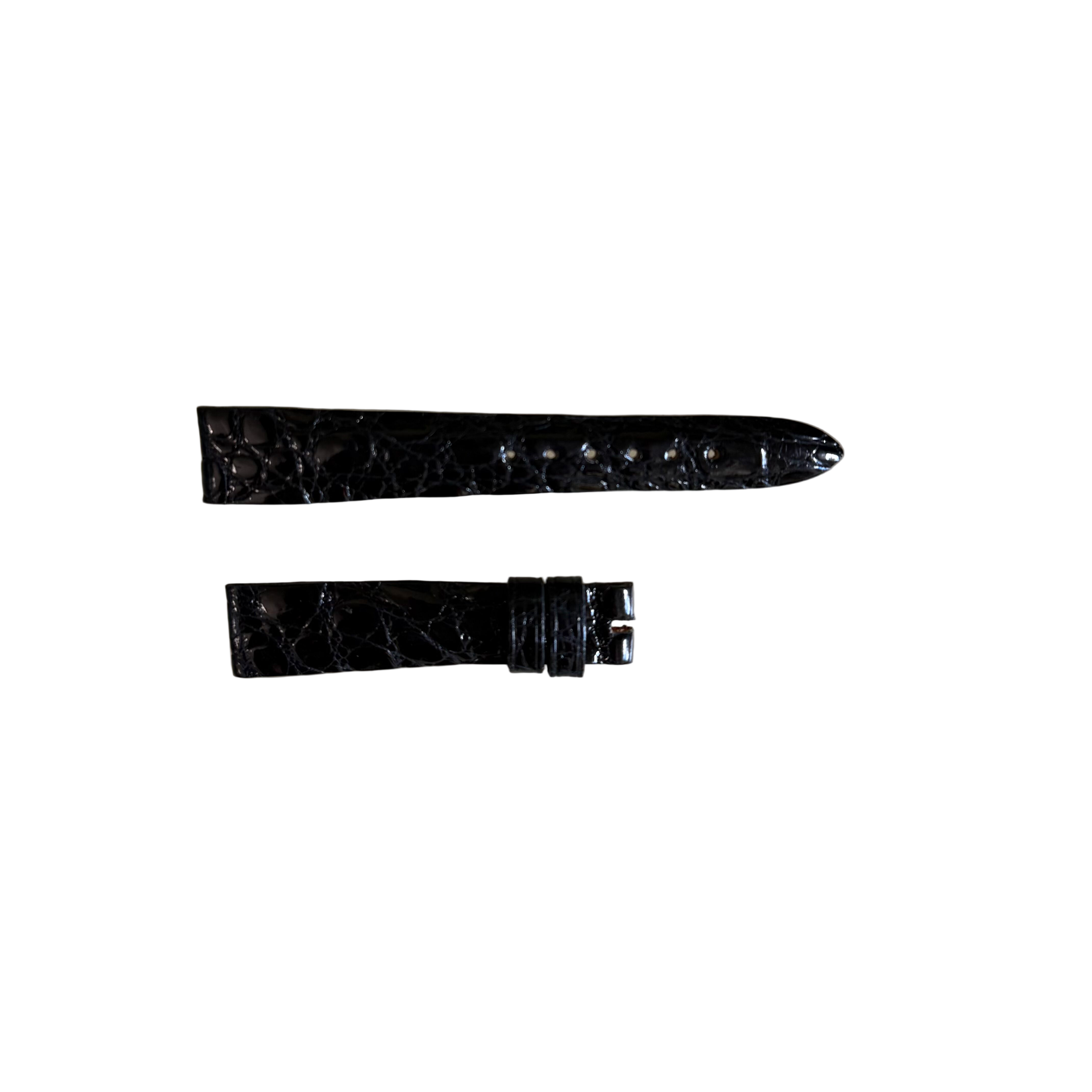 Authentic Breguet Black Crocodile Watch Strap Band 14mm