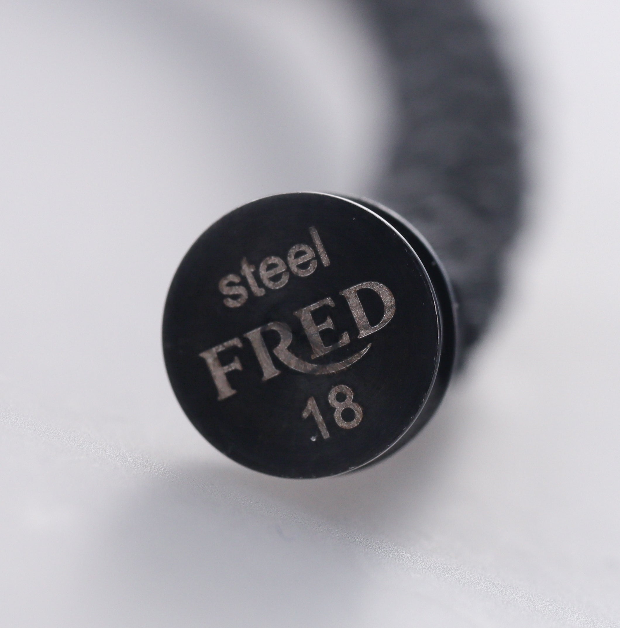 Fred Force 10 Black Cord w Titanium Buckle Bracelet