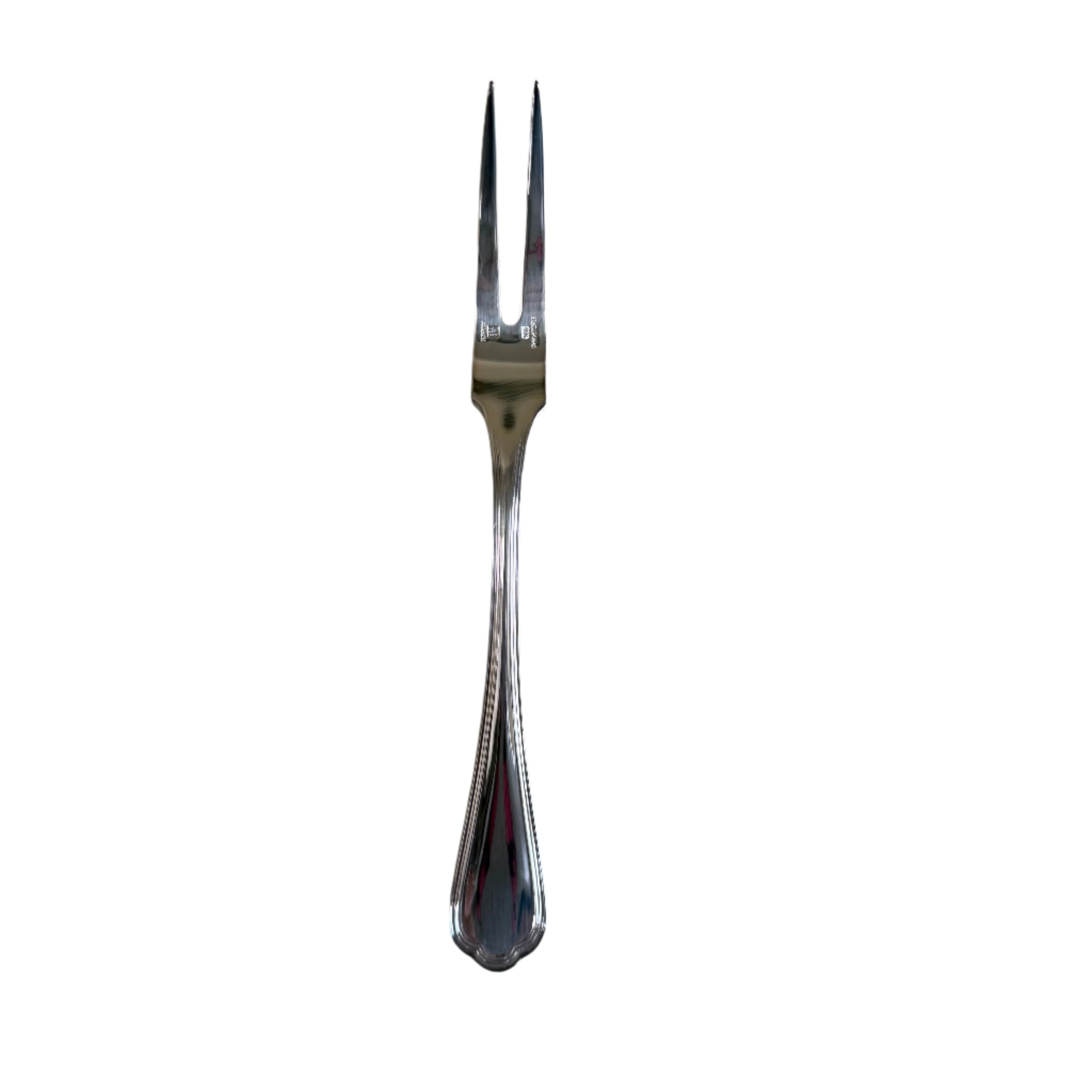 Christofle Spatours Silver Plated Cold Meat Fork Small 0012077