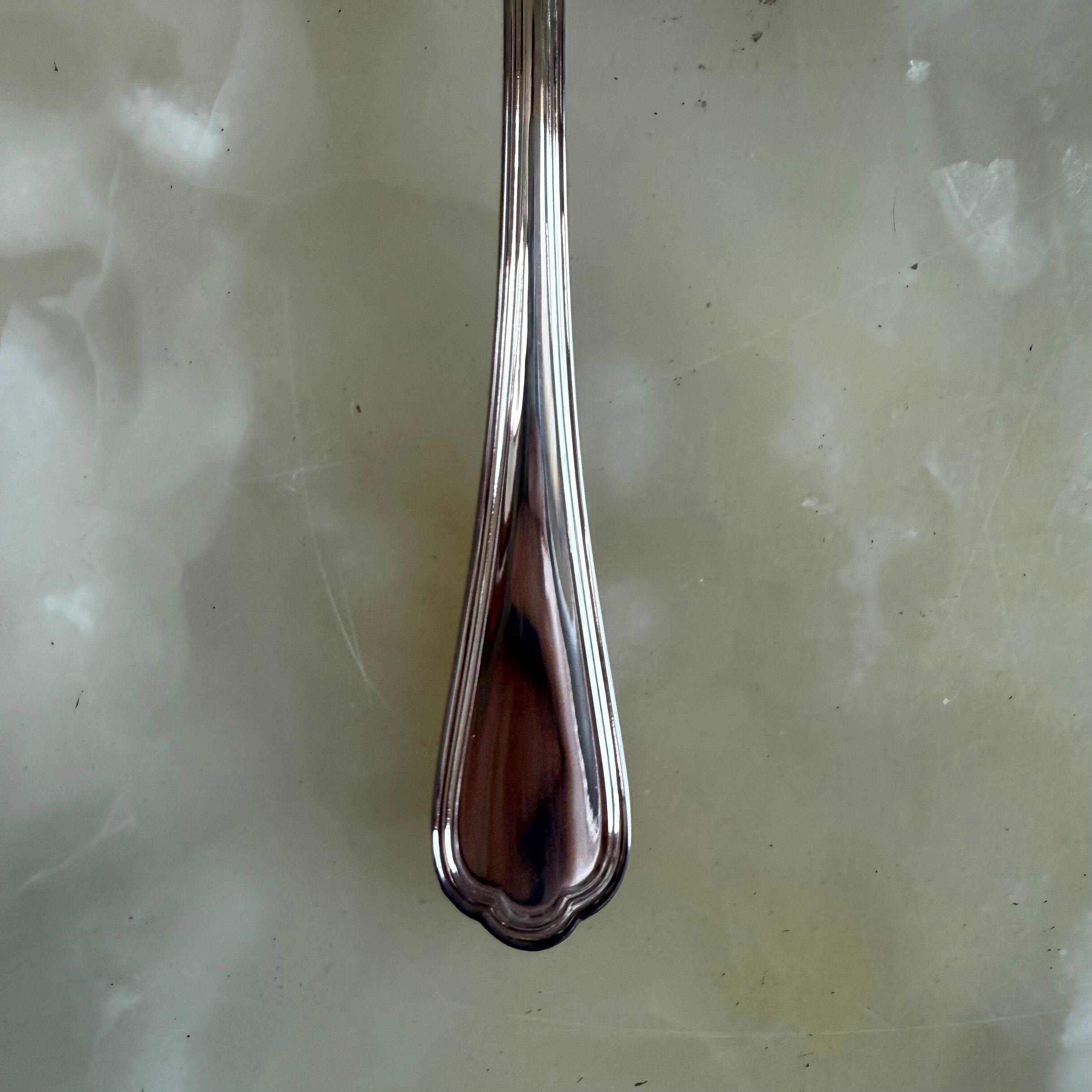 Christofle Spatours Silver Plated Cold Meat Fork Small 0012077