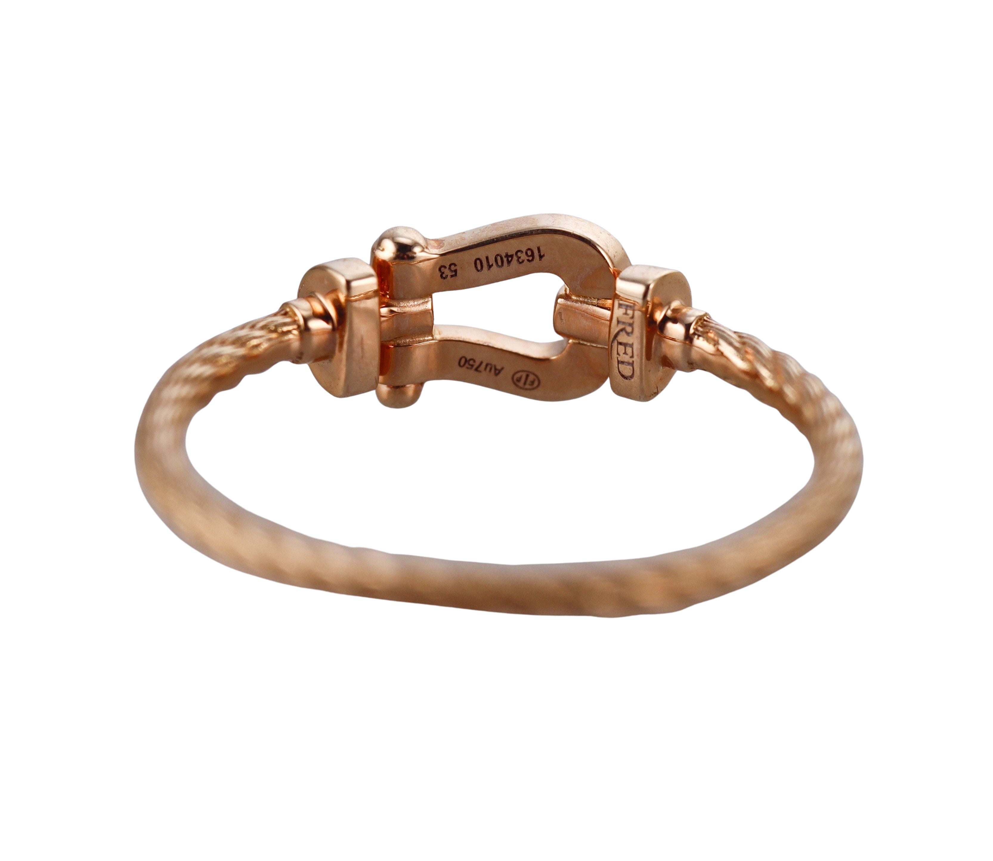 Fred Force 10 18k Rose Gold Diamond Small Model Ring