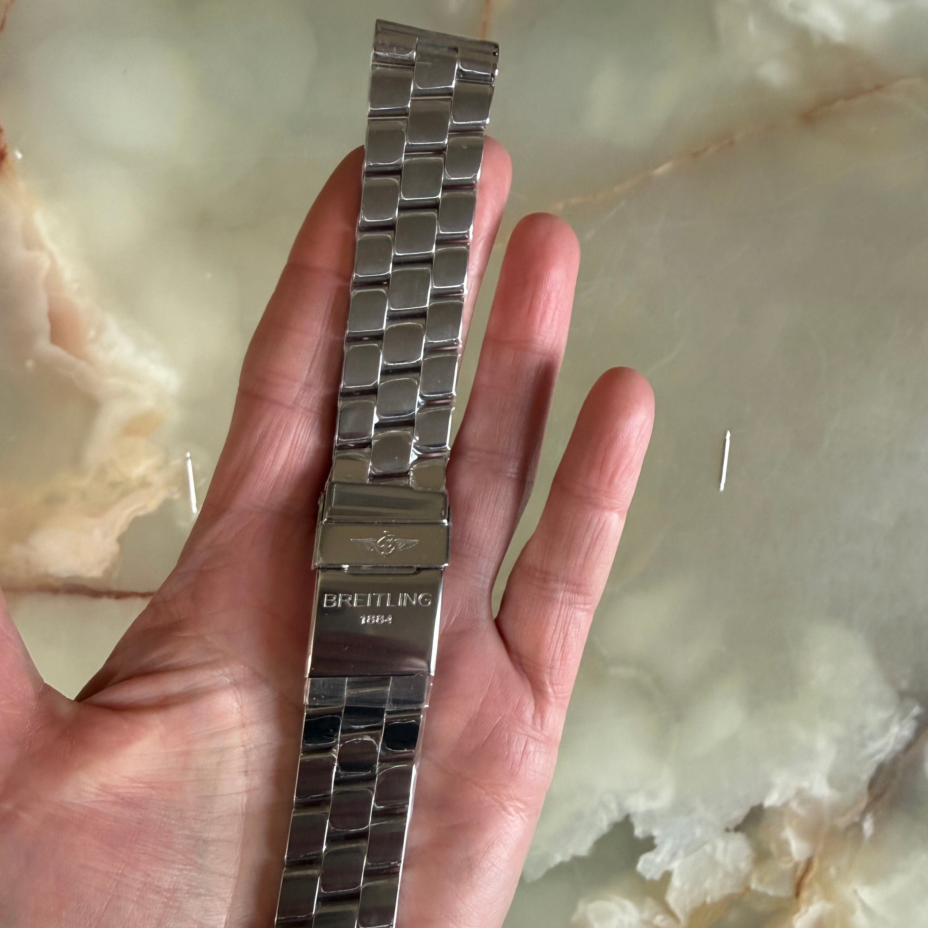 Authentic Breitling Stainless Steel 22mm Watch Bracelet W0211