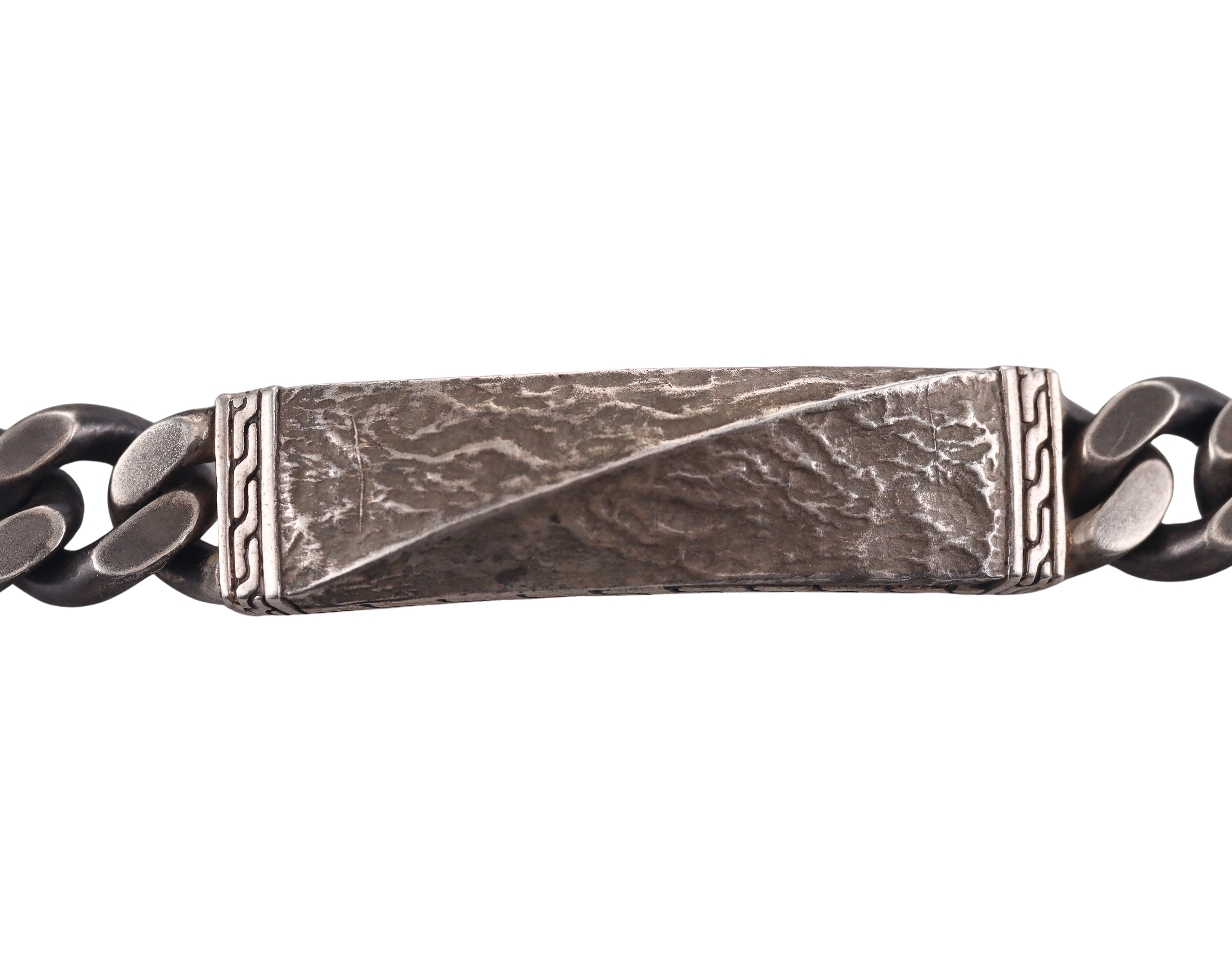 John Hardy Silver Classic ID Chain Bracelet Retail $1500