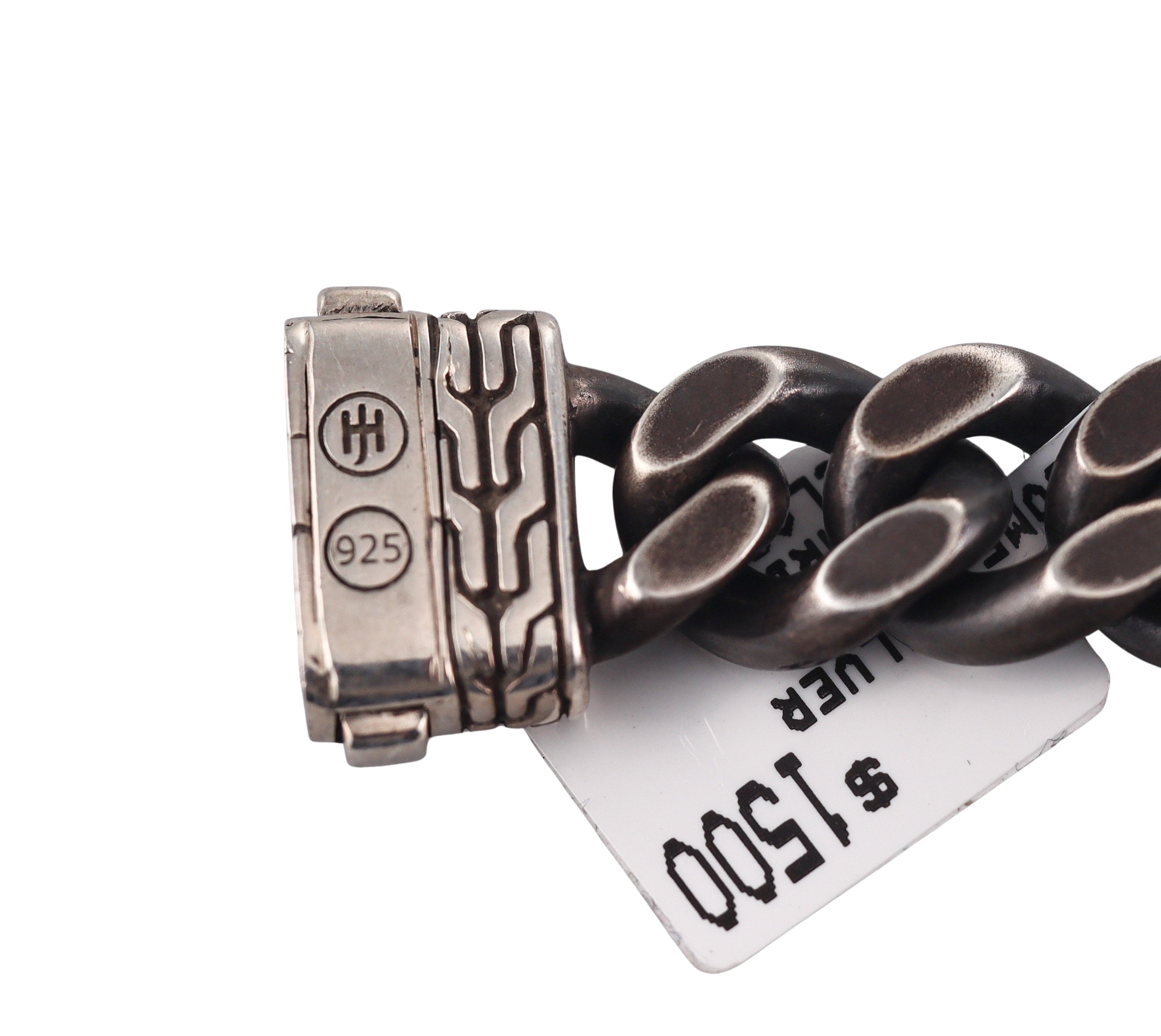 John Hardy Silver Classic ID Chain Bracelet Retail $1500