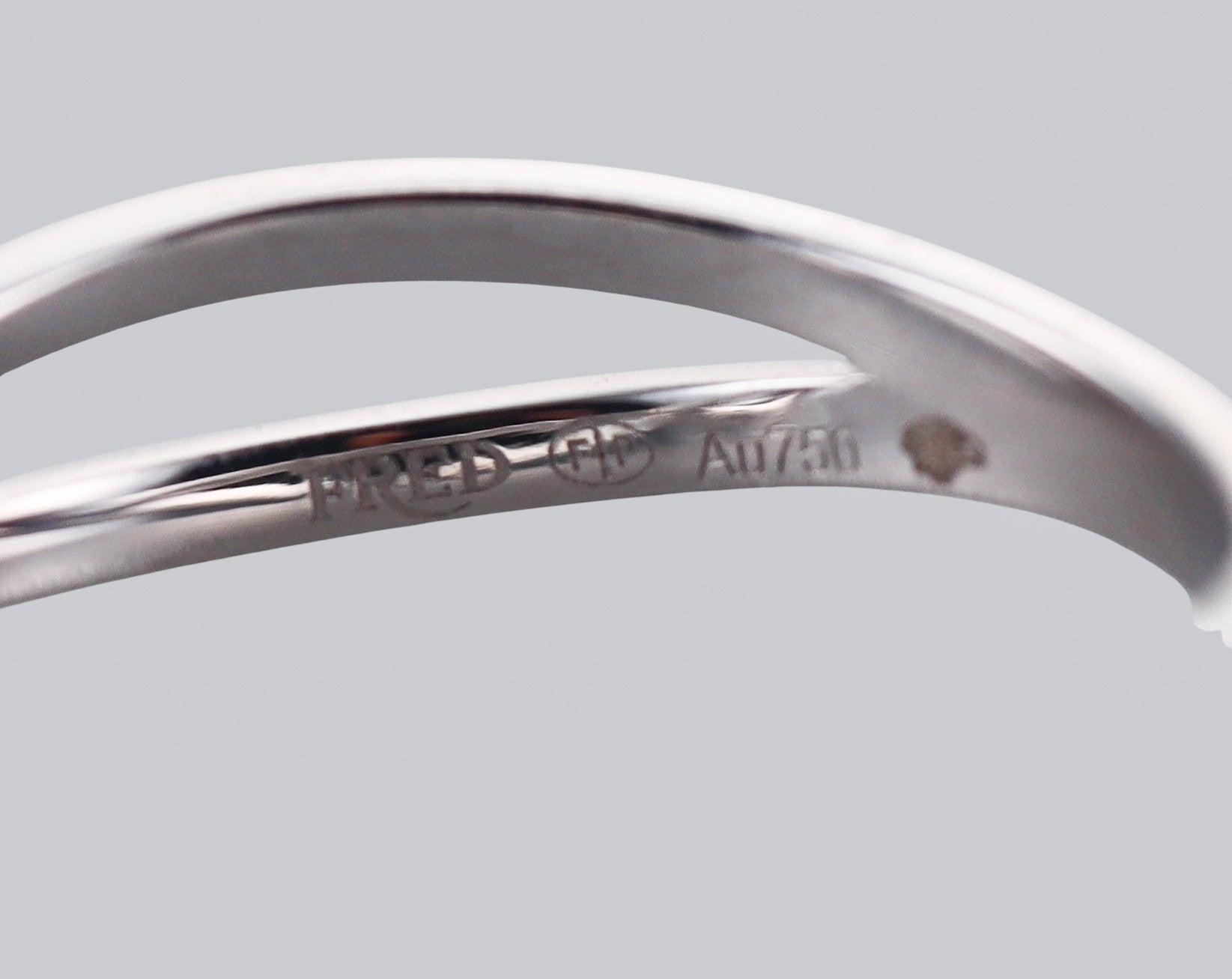 Fred Force 10 18k White Gold Diamond Small Model Ring