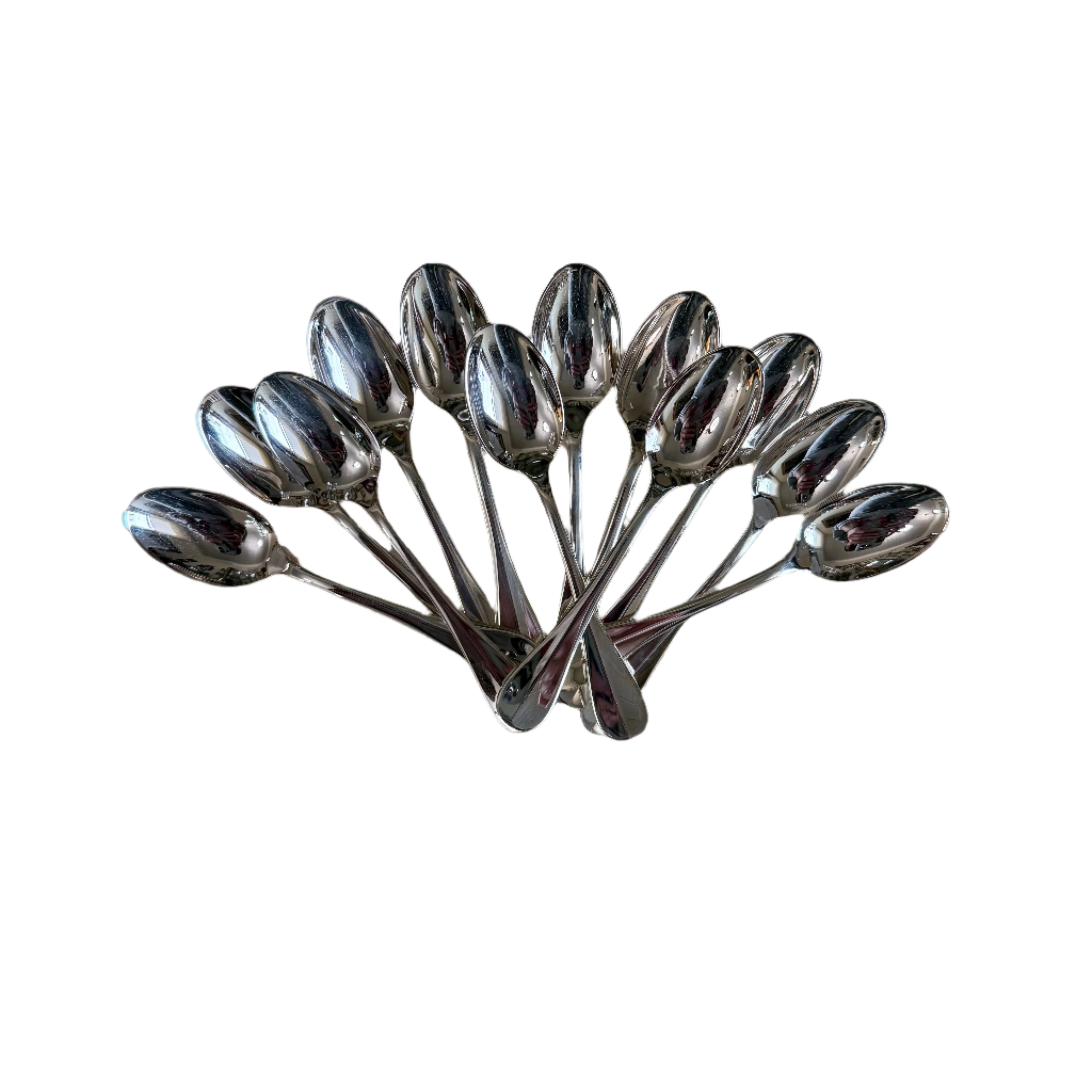 Christofle Fidelio Silver Plated Demitasse Spoon Set of 12 0560036