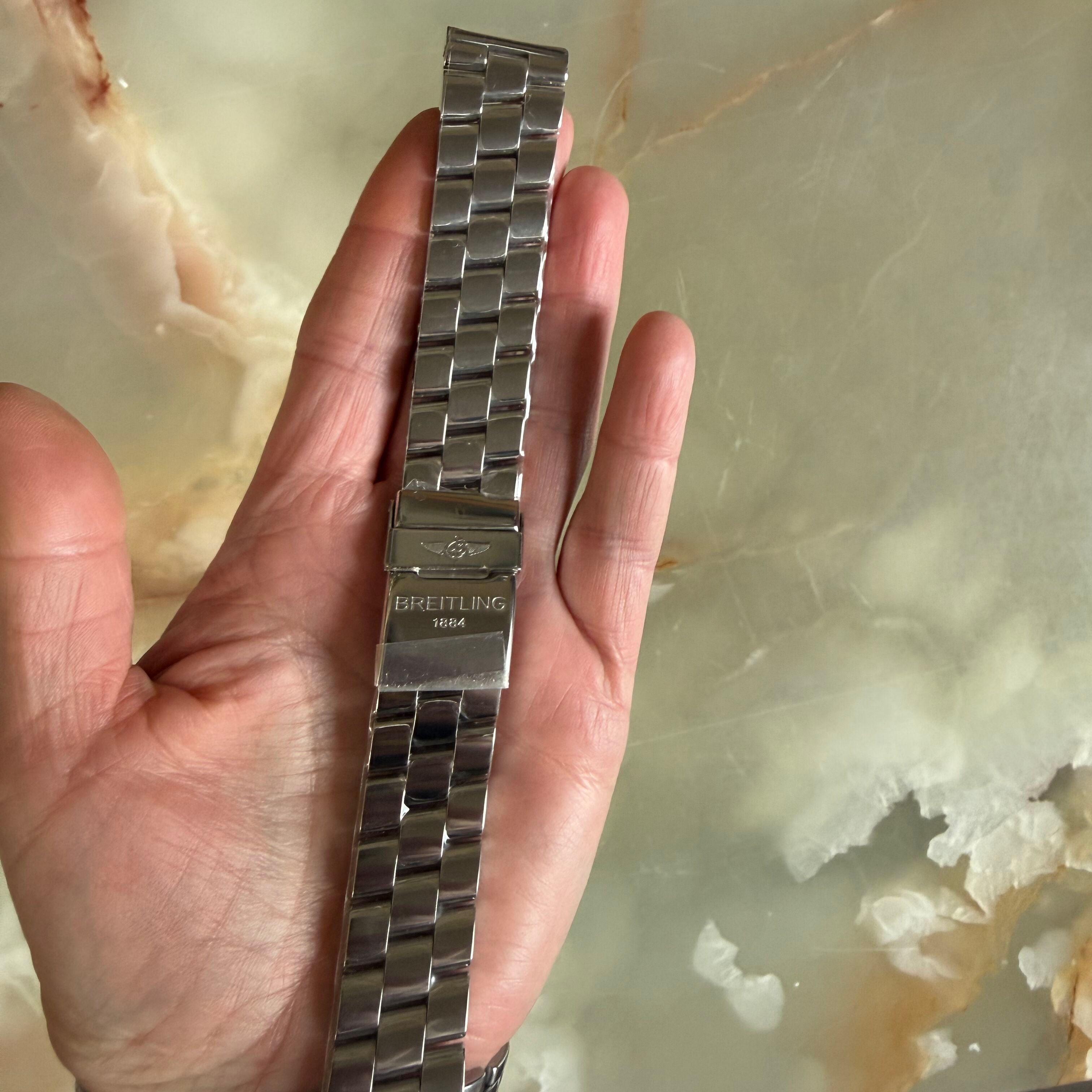 Authentic Breitling Stainless Steel 22mm Watch Bracelet W0409