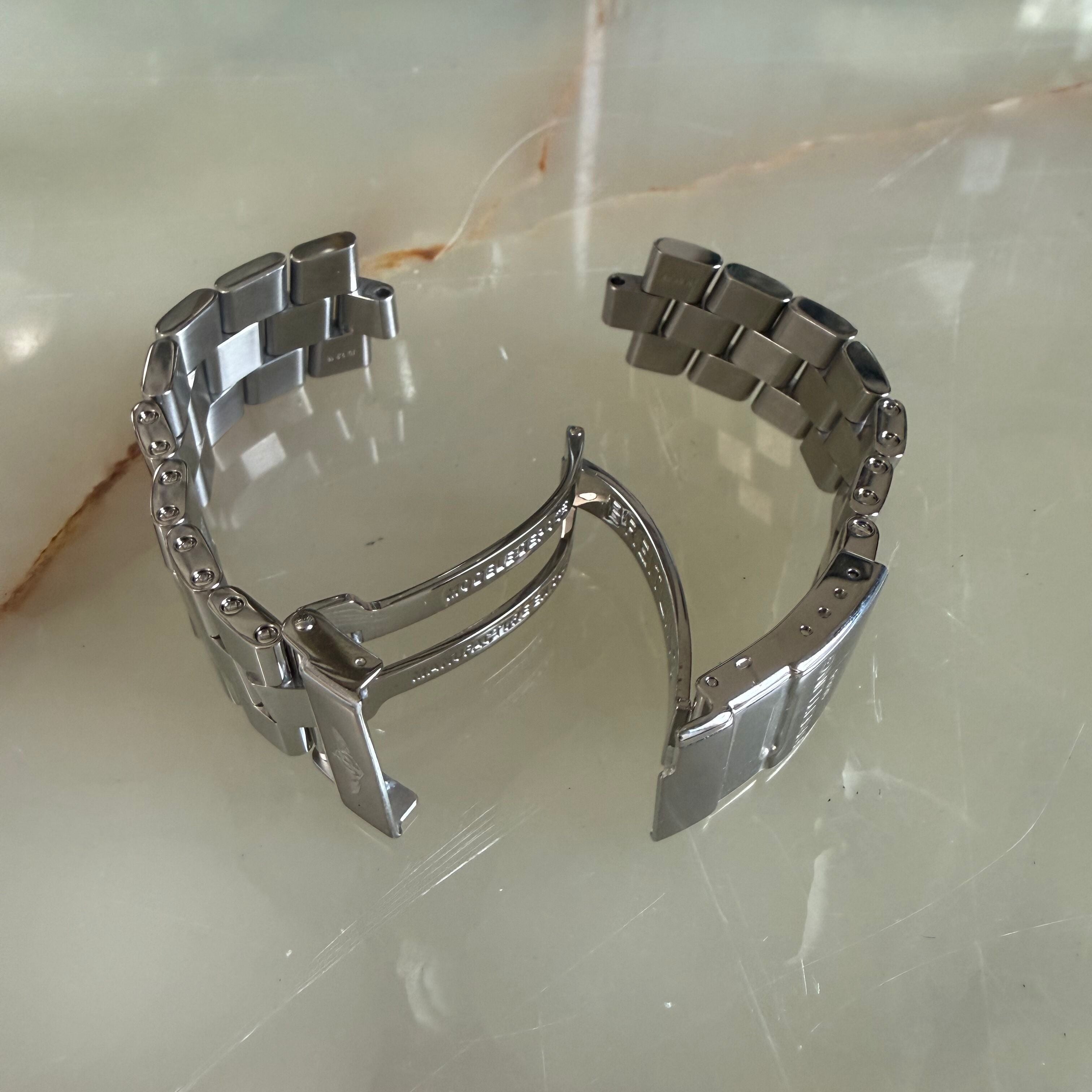 Authentic Breitling Stainless Steel 20mm Watch Bracelet W0112