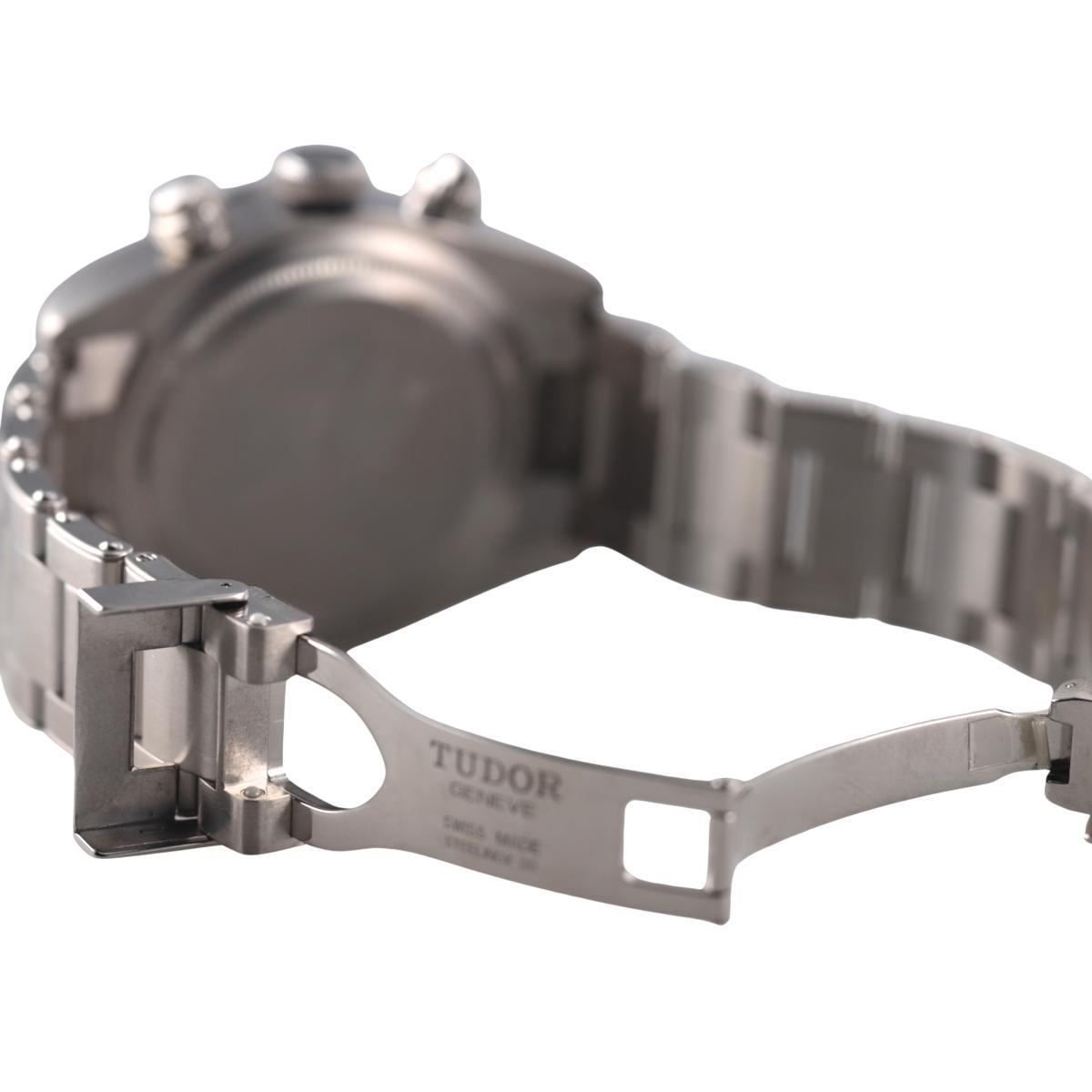 Tudor Black Bay Chronograph Black Dial Steel Automatic Watch 79350